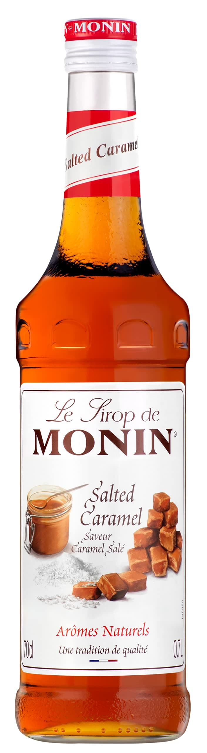 Monin Salted Caramel Syrup 70cl - Single - Cocktail Syrup, Flavouring
