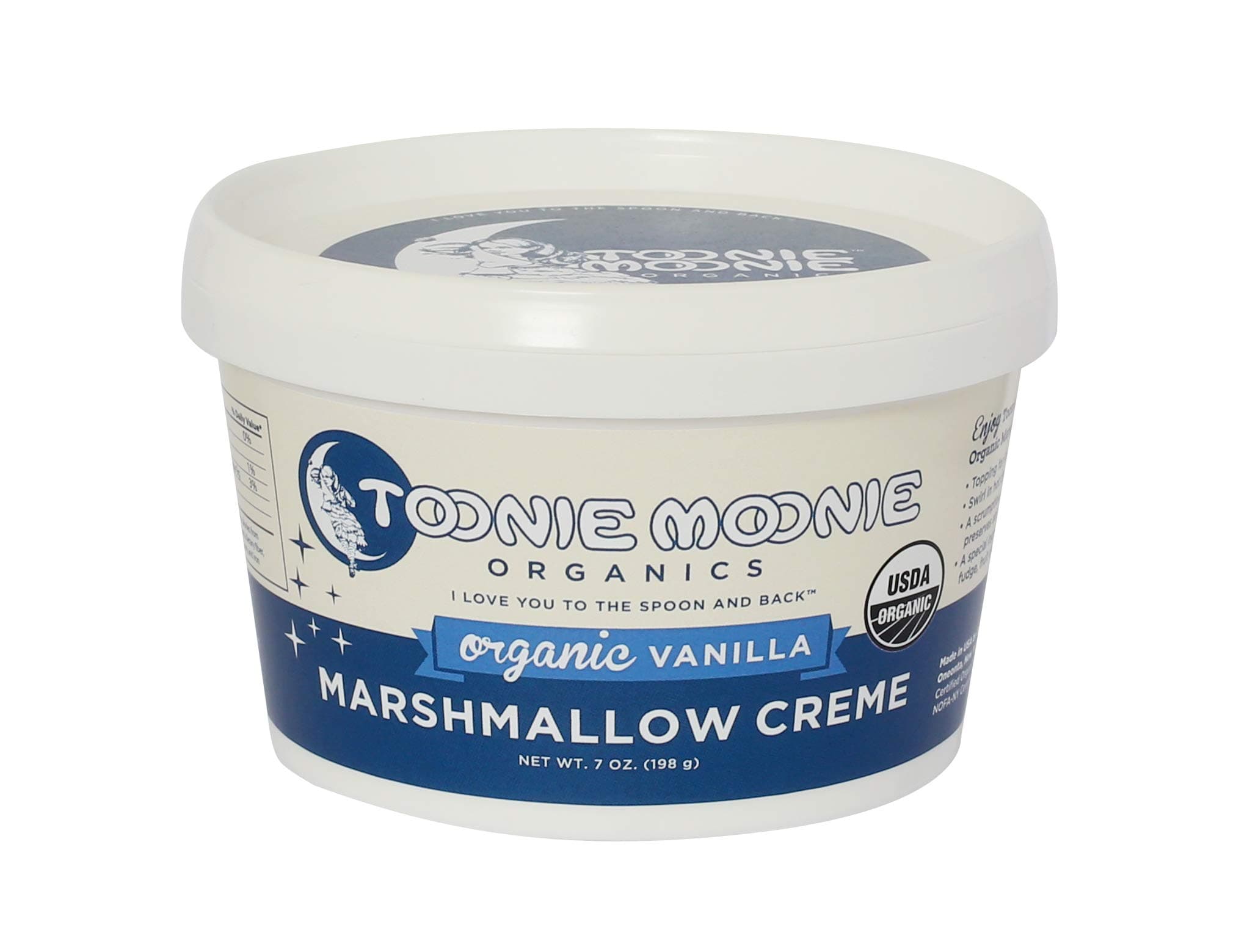 Toonie Moonie Organic Vanilla Marshmallow Creme