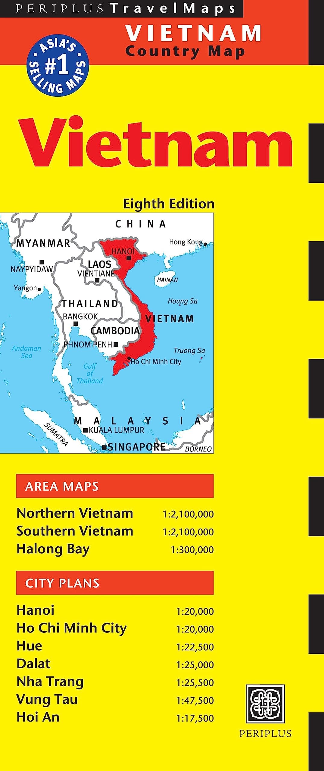 Vietnam Travel Map Eighth Edition (Periplus Travel Maps Country Map) Map – Folded Map, May 27, 2014