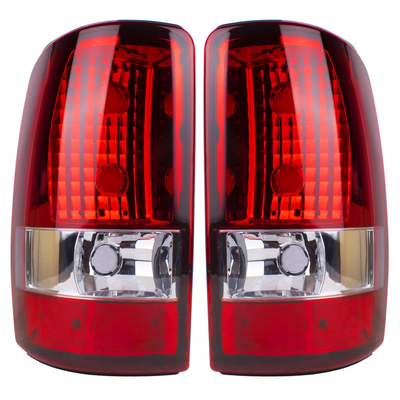 Tail Light Compatible With 2000-2006 Chevy Tahoe Suburban GMC Yukon Driver and Passenger Side Rear Light Brake Lamps