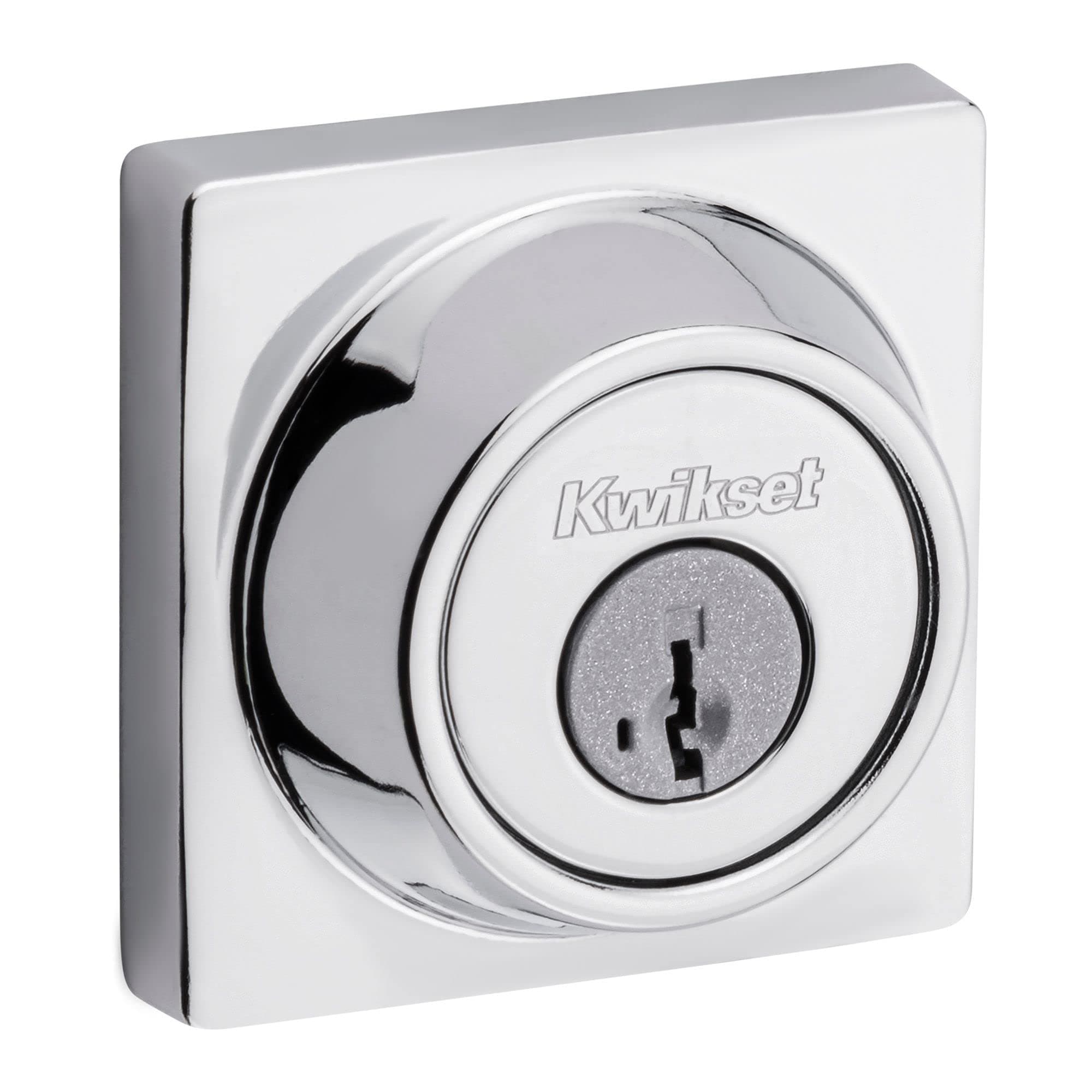 Kwikset96600-736 660 Contemporary Deadbolt Series, Polished Chrome, with SmartKey