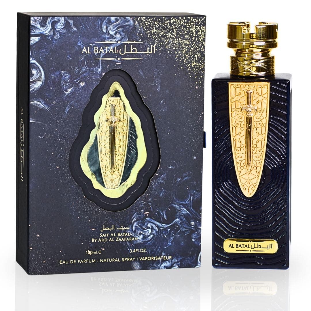 Ard Al Zaafaran Saif Al Batal Eau de Parfum Spray for Men, 3.4 Ounce