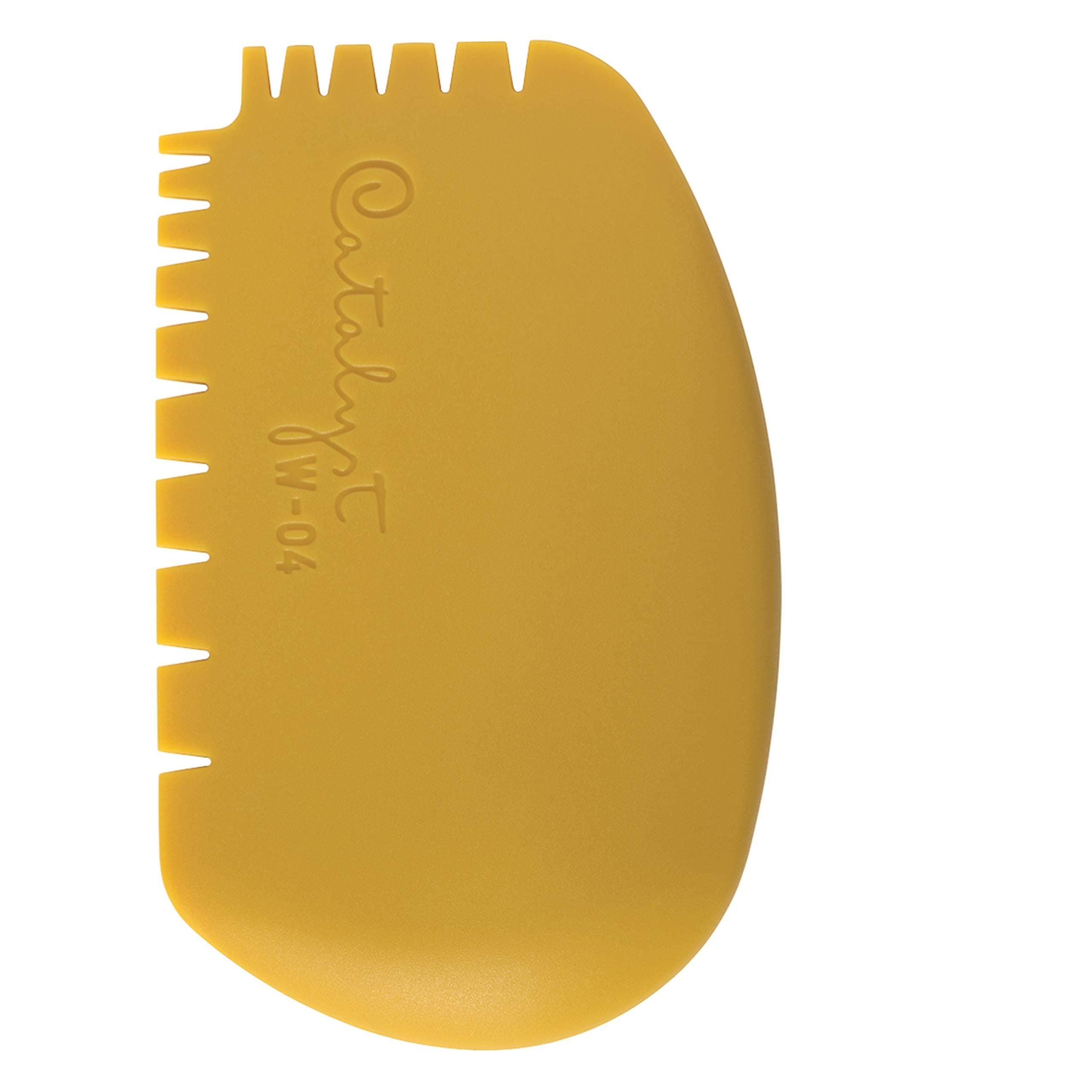 PRINCETON ARTIST BRUSH CO. Catalyst Silicone Wedge Tool, Yellow W-04