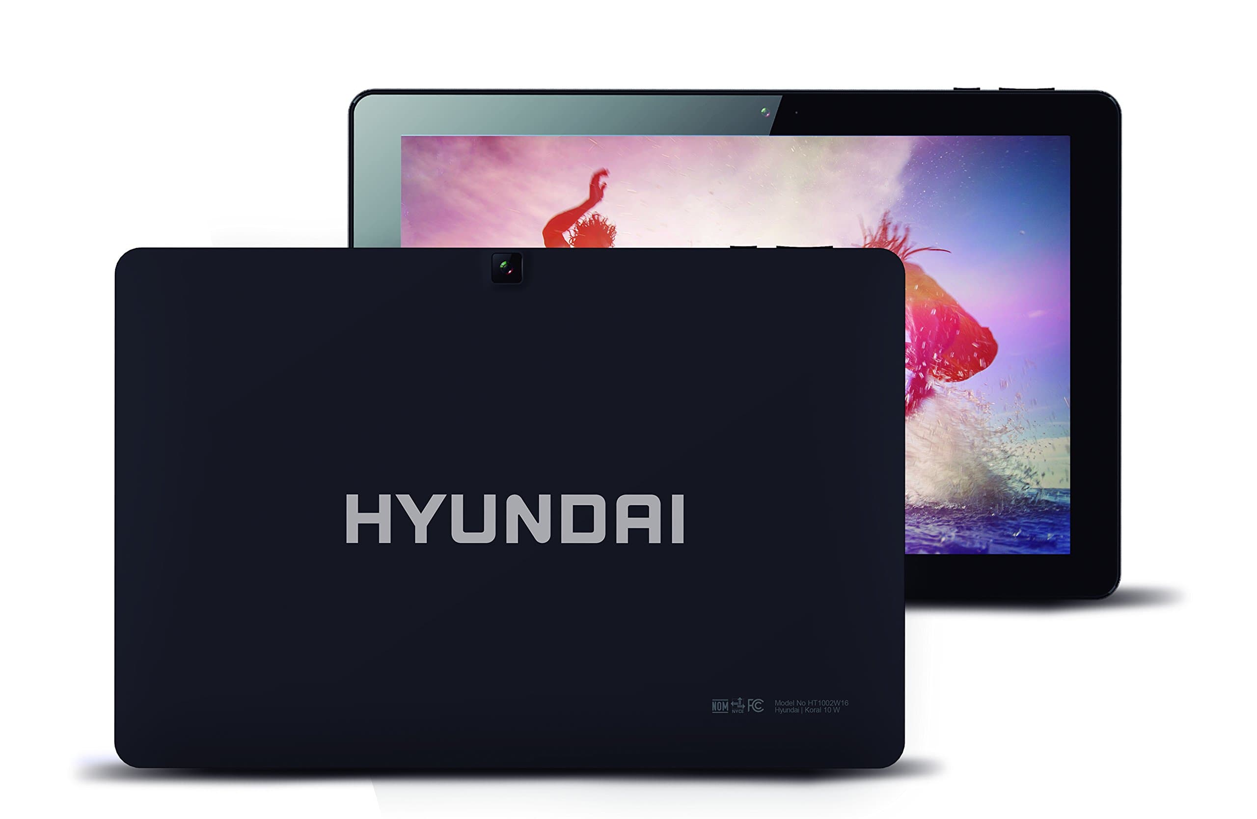 HYUNDAI Koral 10W 10.1" Quad Core Android 7.0 Tablet 16GB with 800x1280 IPS, Black (HT1002W16A)