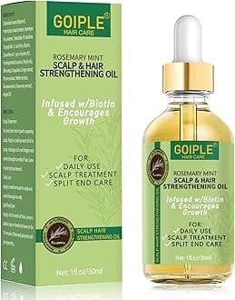Rosemary Oil, 1 FL OZ - Natural Hair Growth Oil With Essential Oils, Nourishing Treatment for Split Ends, Dry Scalp, Hair Loss - Women's Hair Care