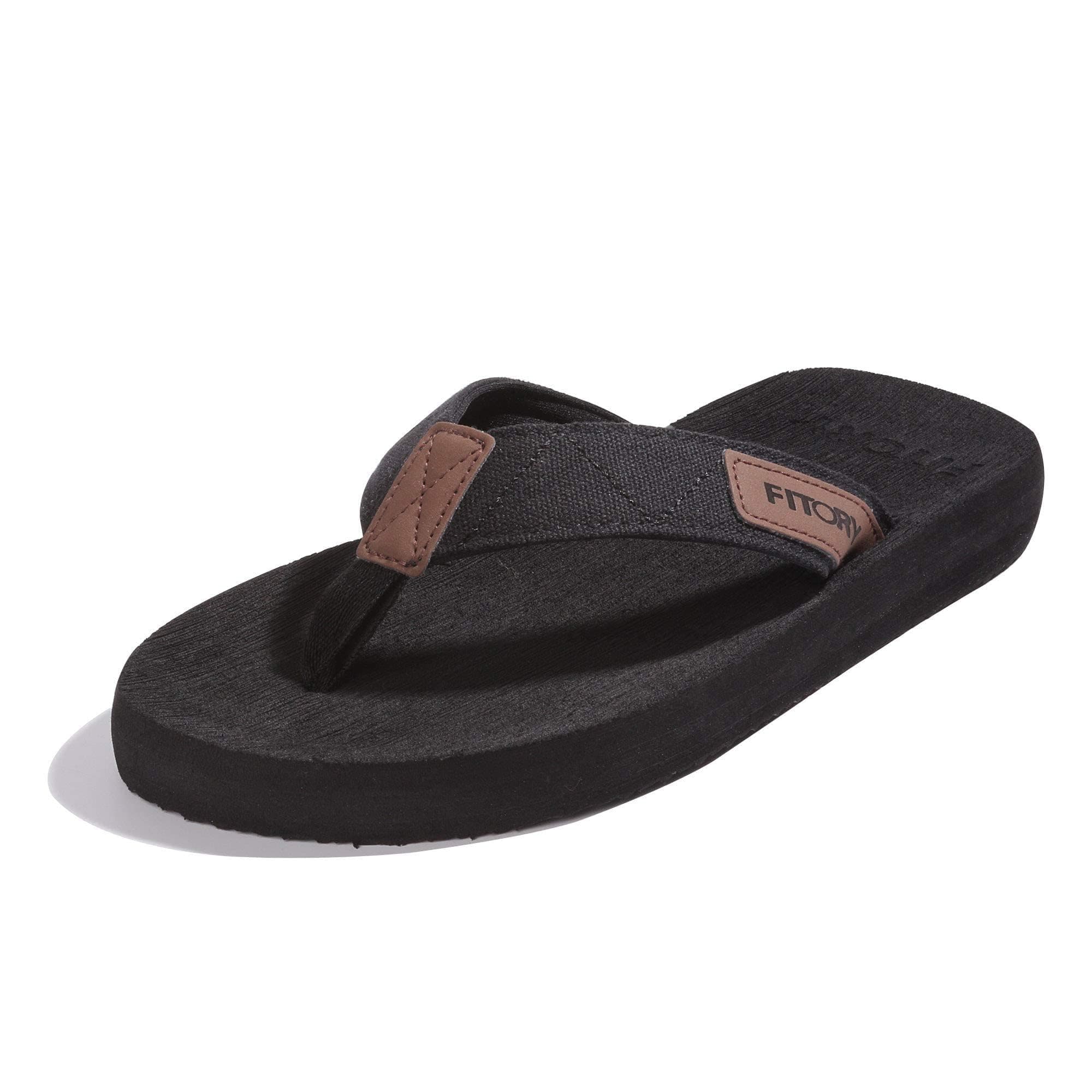 Men's Flip-Flops, Thongs Sandals Comfort Slippers for Beach