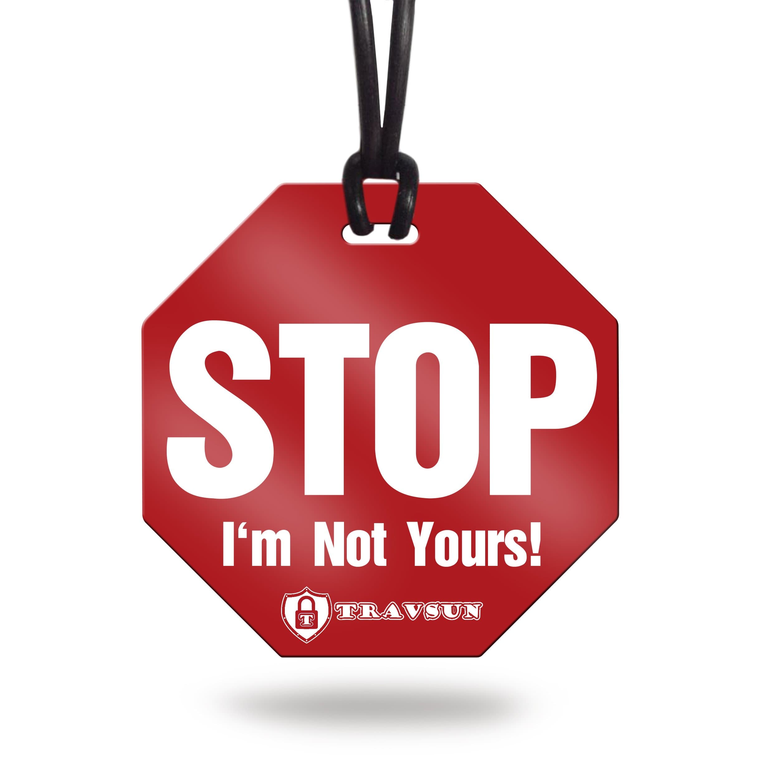 Luggage Tags Plastic Tag & ID Card - Great for Cruises & Flights Red 2Pack RED