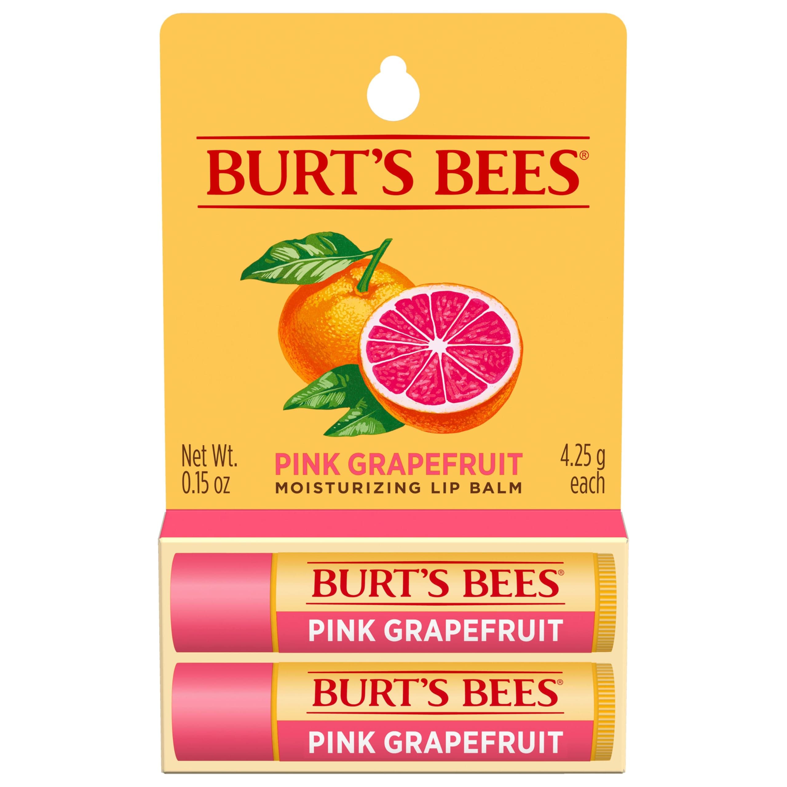 [Overseas direct delivery goods] Parts Beads (Burt's Bees) Refreshing, Pink Grapefruit Balm Pack [並行輸入品]