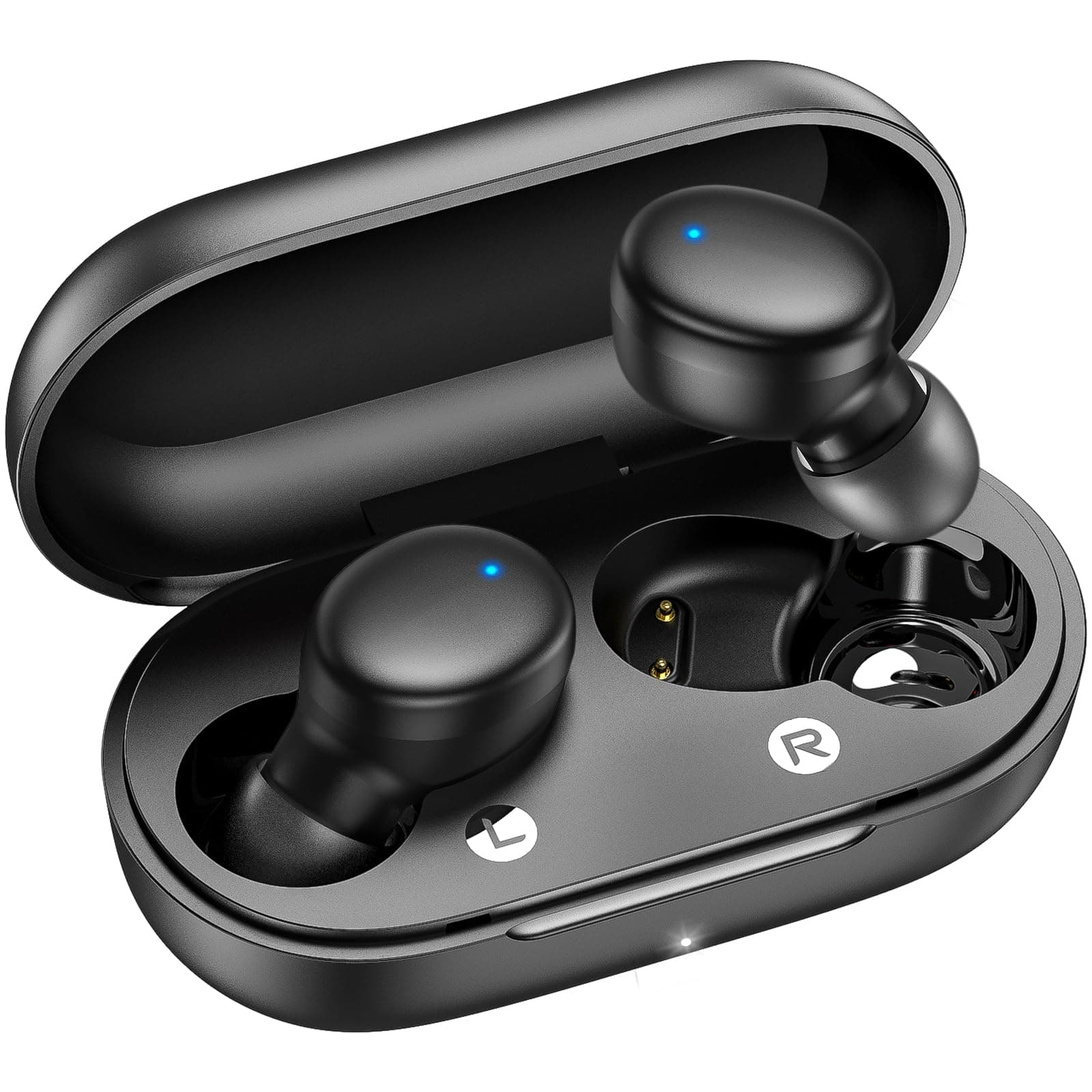 kurdene Bluetooth Wireless Earbuds, S8 pro Deep Bass Sound 38H Playtime IPX8 Waterproof Earphones Call Clear with Microphone in-Ear Bluetooth Headphones