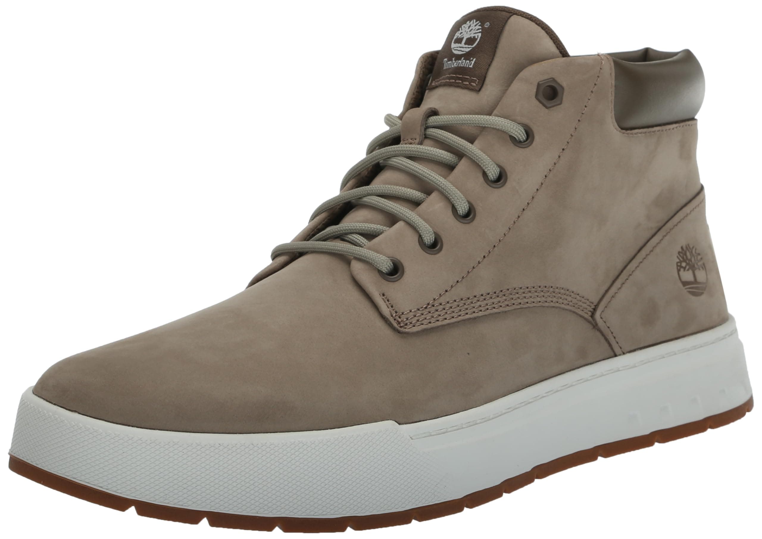 TimberlandMen's Maple Grove Leather Chukka Shoe, Beige, 7.5
