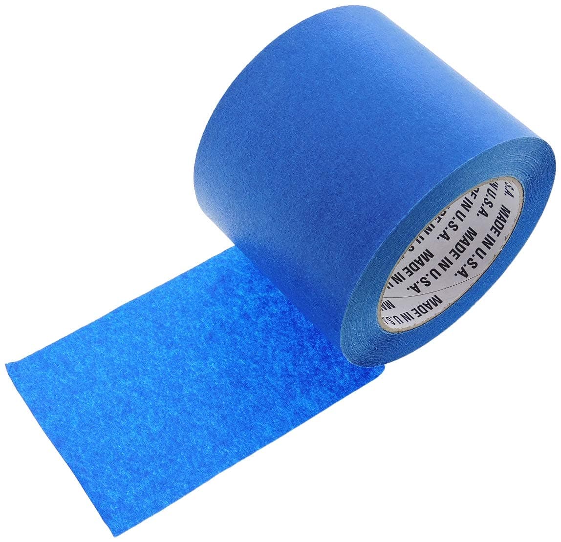 4" Blue Painters Tape Masking 60yd Clean Release No Residue Wide 3D Printer Bed Grip Deck Cover Easier Print Removal