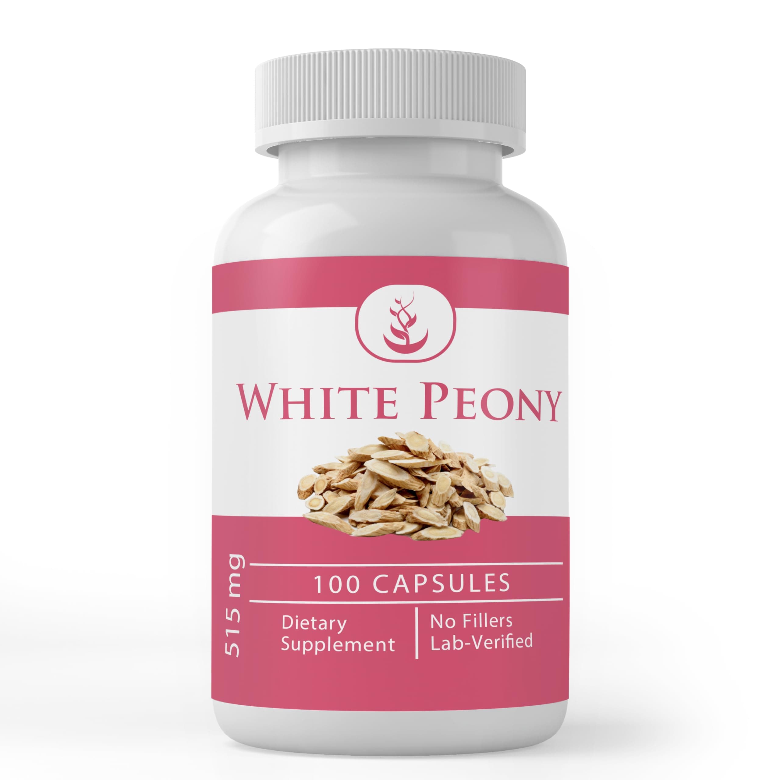 PURE ORIGINAL INGREDIENTS White Peony, (100 Capsules) Always Pure, No Additives Or Fillers, Lab Verified