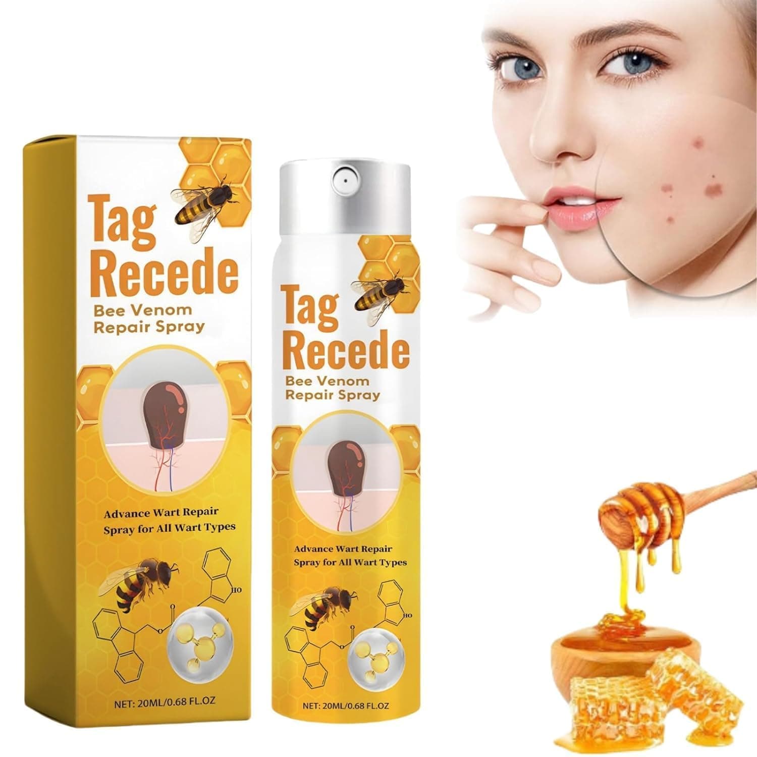 Drovasi Spray, Aqa™ Tagrecede Bee Venom Spray (Pack of 2)