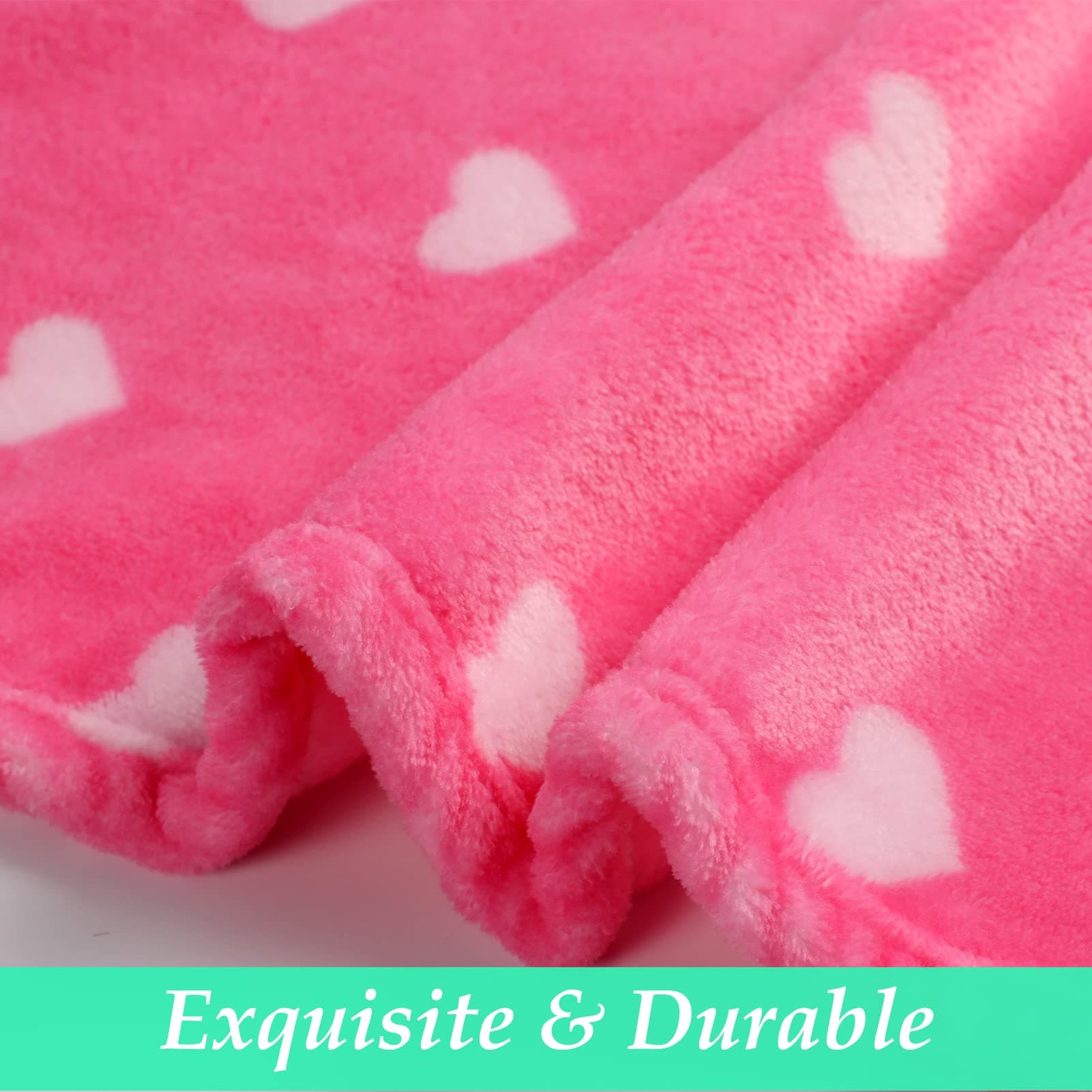 LeerKing 2 Packs Dog Blankets Soft Warm Pet Cat Bed Blanket Fleece Flannel Mattress Couch Sofa Crate for small medium large Puppy，30"x 40" Green&Red