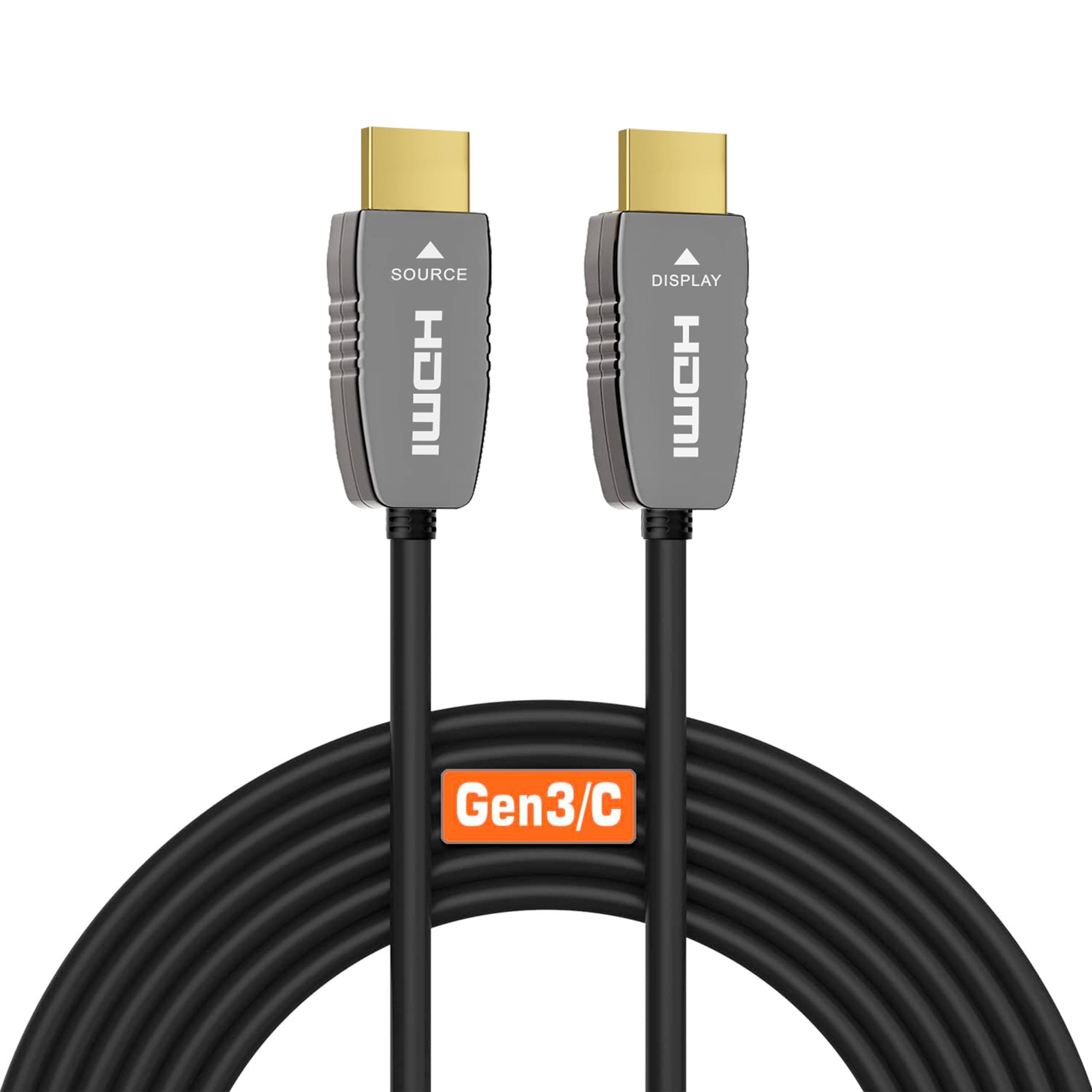 8K Fiber Optic HDMI 2.1b Cable 10FT 48Gbps 8K60Hz 4K120Hz Dynamic HDR HDCP2.2/2.3 RTX4080/4090/3080/3090, Xbox S/X, PS5/4, AVR, Projector, LG Samsung/Sony TV