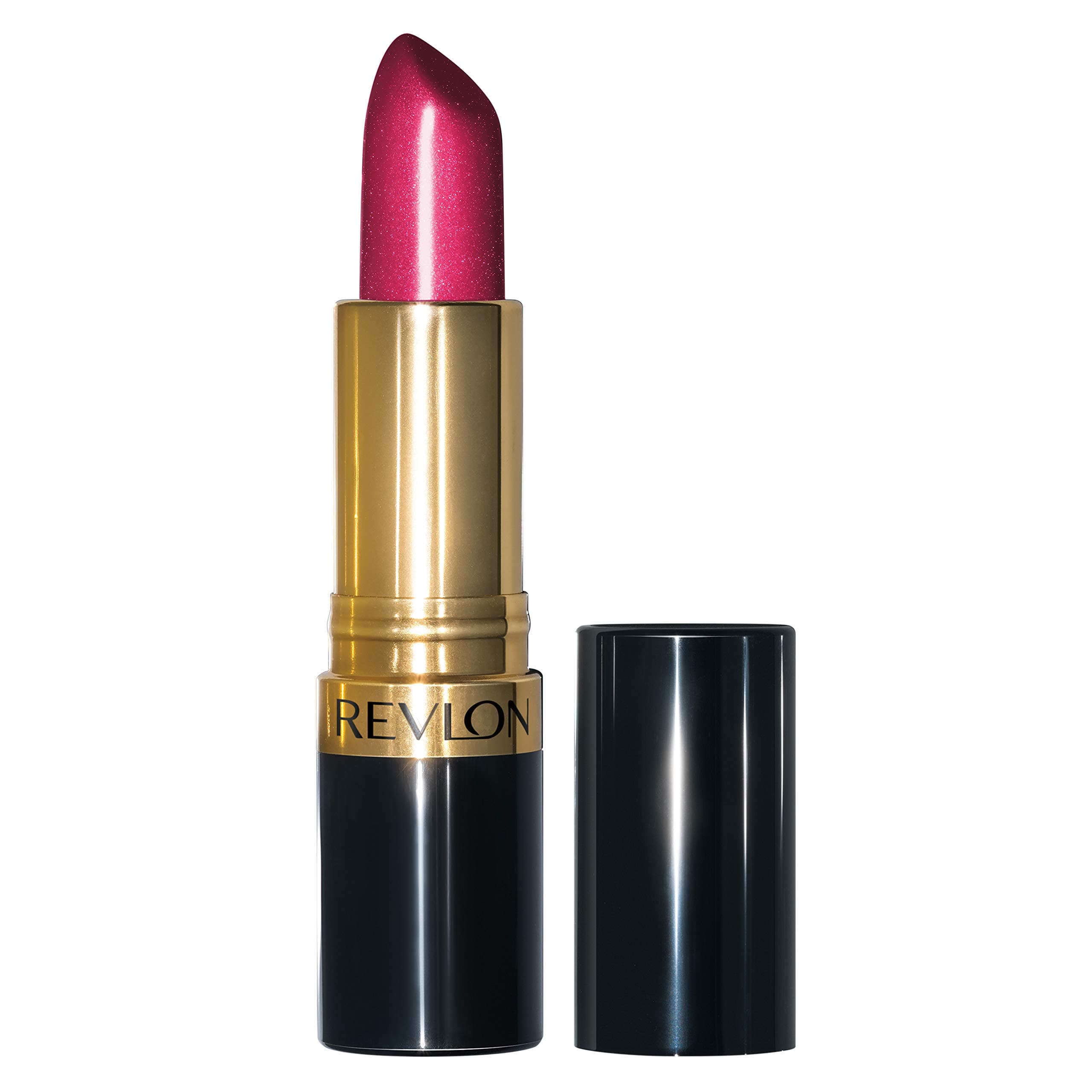 Revlon Super Lustrous Lipstick, Creamy Formula For Soft, Fuller-Looking Lips, Moisturized Feel, 657 Fuchsia Fusion, 0.15 oz