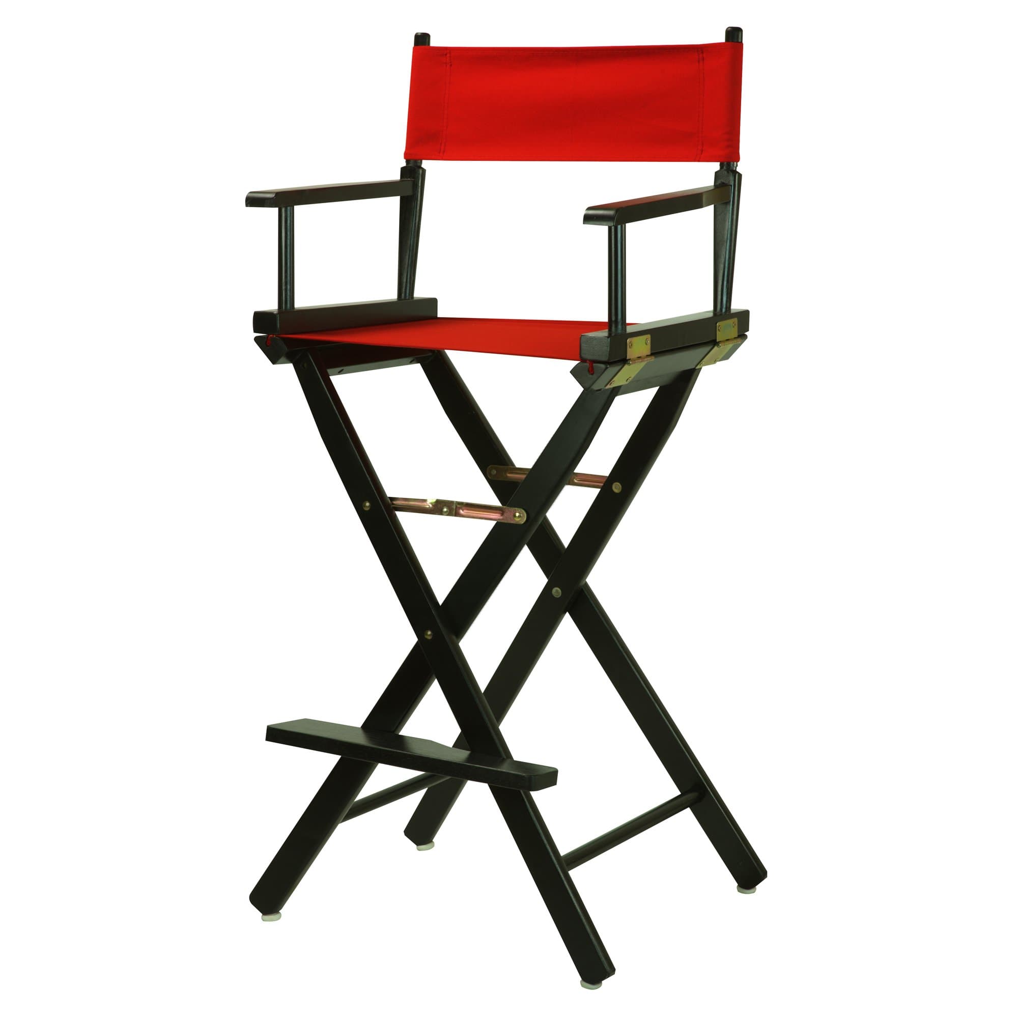 30-Inch , Black Frame/Red Canvas : Casual Home Black Frame Canvas Director Chair, 30", Red