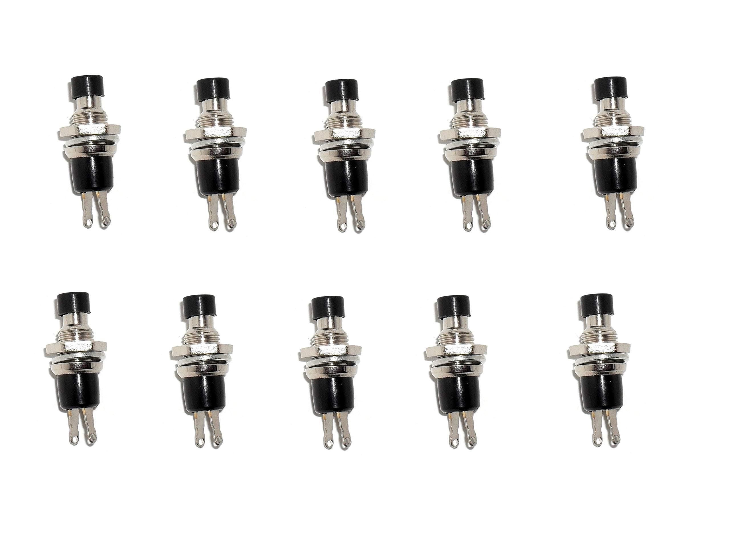 10 PushButton Switches SPST Momentary N.C. (Normally ON)