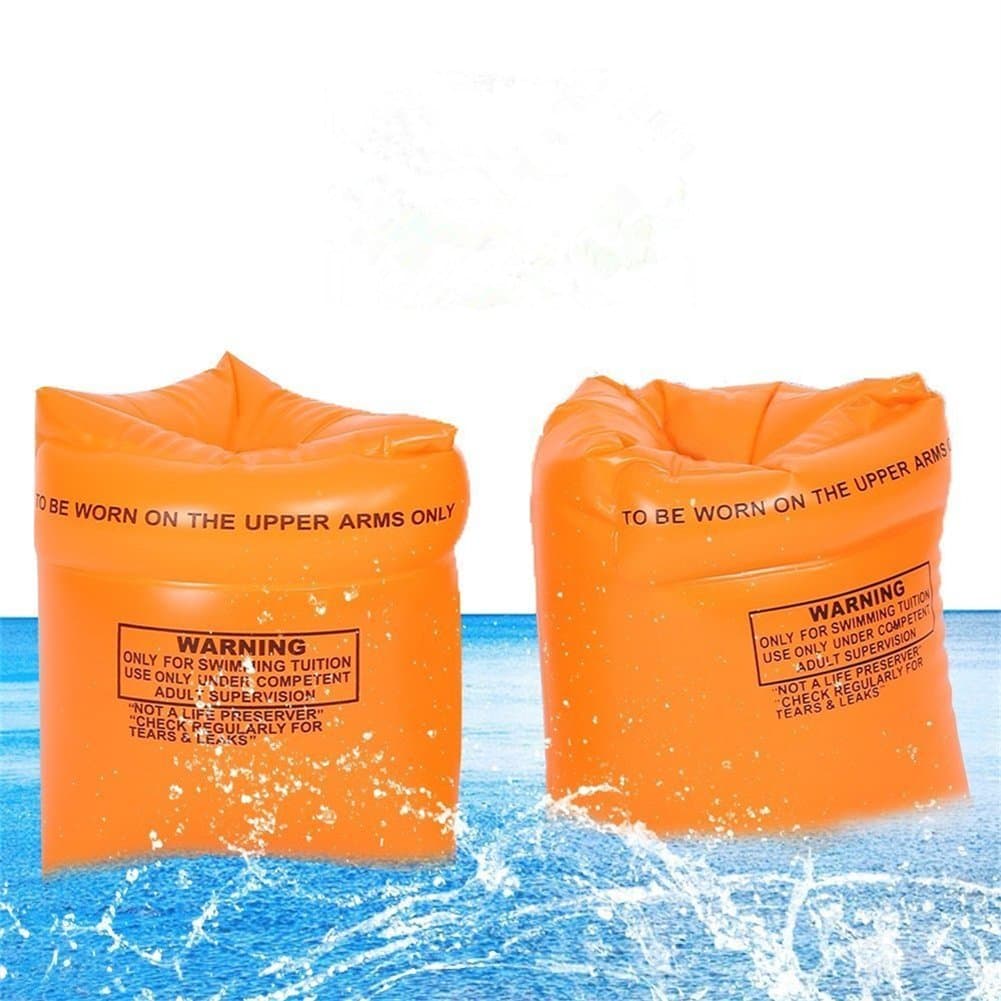 Homegoal Floaties Inflatable Swim Arm Bands Floatation Sleeves Swimming Rings Floats Tube Armlets for Kids and Adult