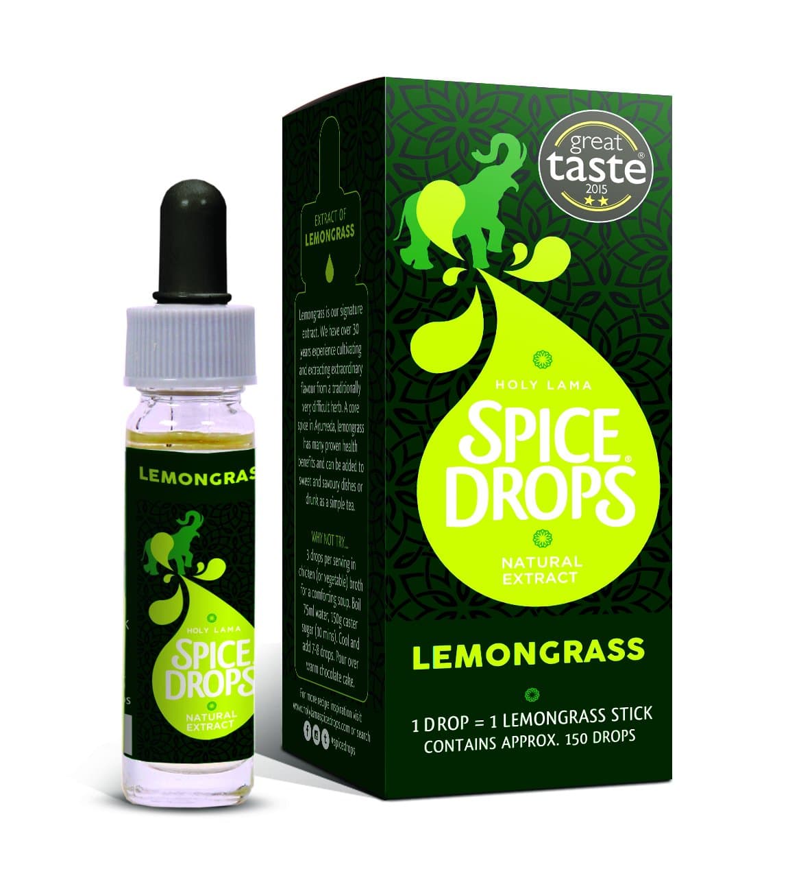 Holy Lama Natural Lemongrass Extract Spice Drops (5ml)