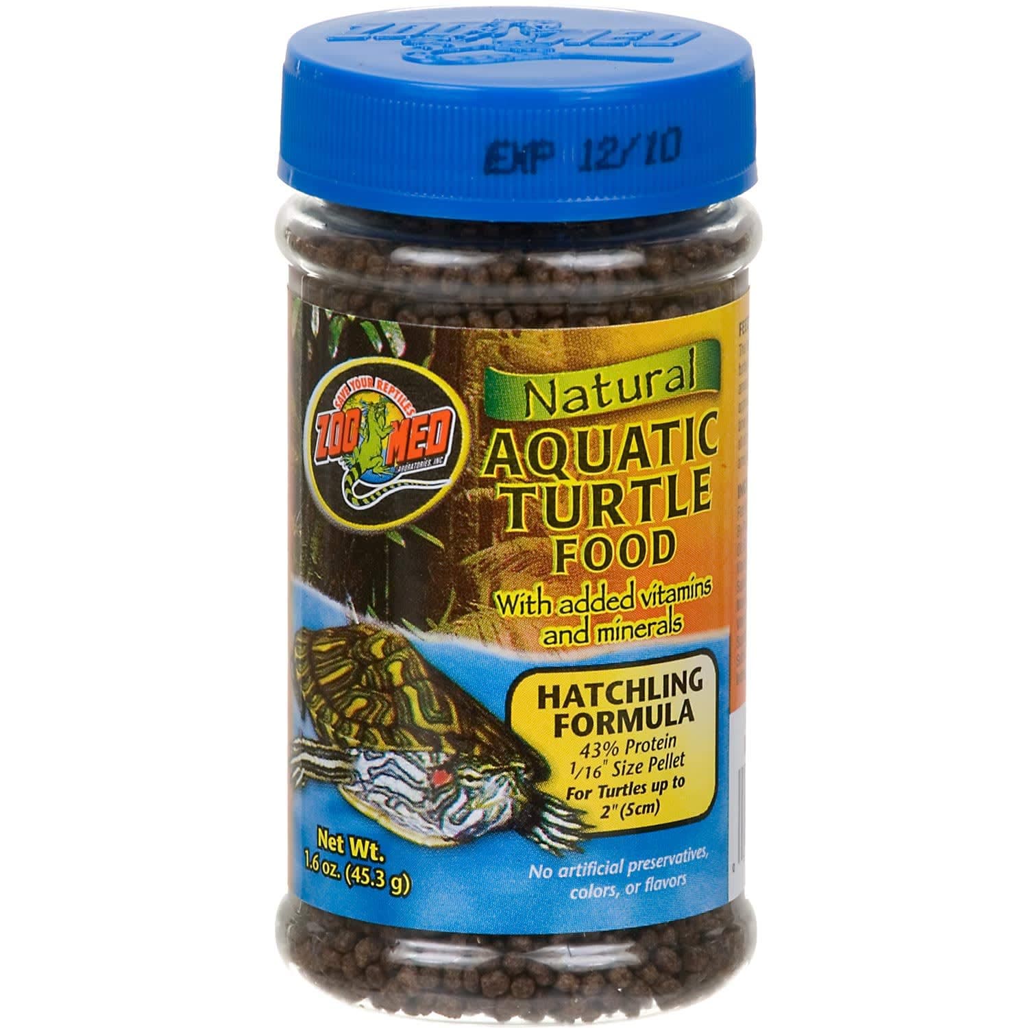 Laboratories SZMZM56 Hatchling Aquatic Turtle Dry Food, 1.6-Ounce