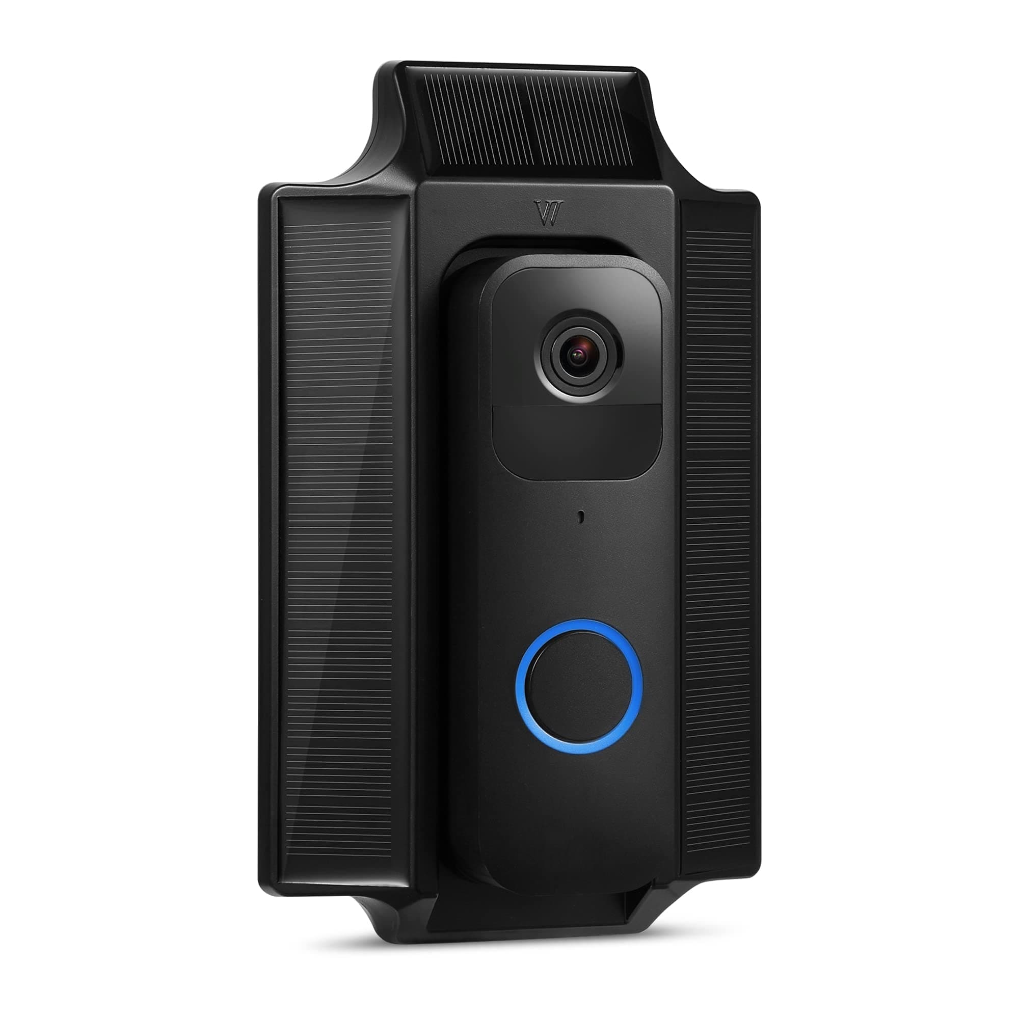 Solar Charger and Mount - Compatible with Blink Video Doorbell - Solar Power for your Blink Video Doorbell (Black)