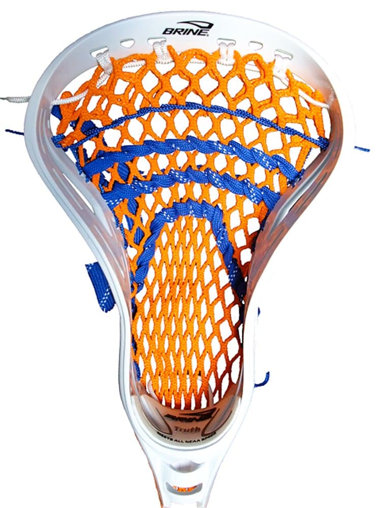 Stick Doctor Lacrosse Mesh Stringing Kit - Upstate (Orange/Royal Blue)