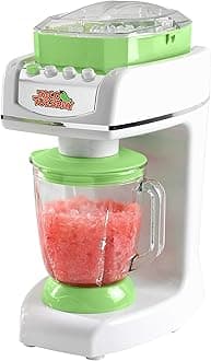 Taco Tuesday 56-Oz. Margarita & Slush Maker, Shave, Blend, and Shave-Blend Settings, Water Drip Reservoir and Cord Storage Included, White/Lime Green