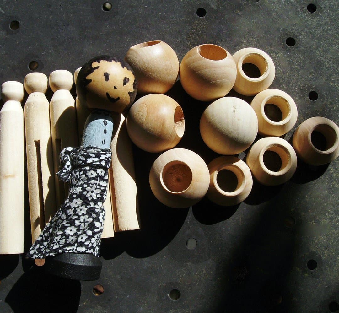 Clothes Pin Doll Supplies - Makes 10 Dolls