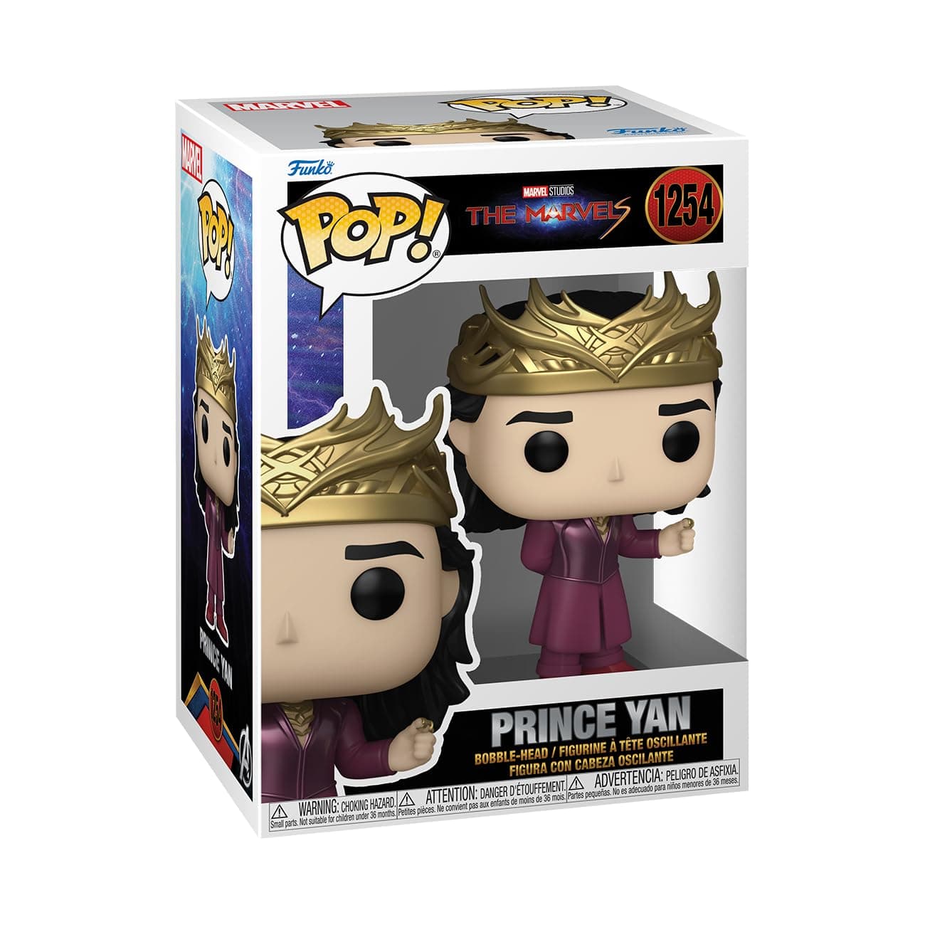 Pop! Vinyl: the Marvels - Prince Yan - Collectable Vinyl Figure - Gift Idea - Official Merchandise - Toys for Kids & Adults - Movies Fans - Model Figure for Collectors and Display