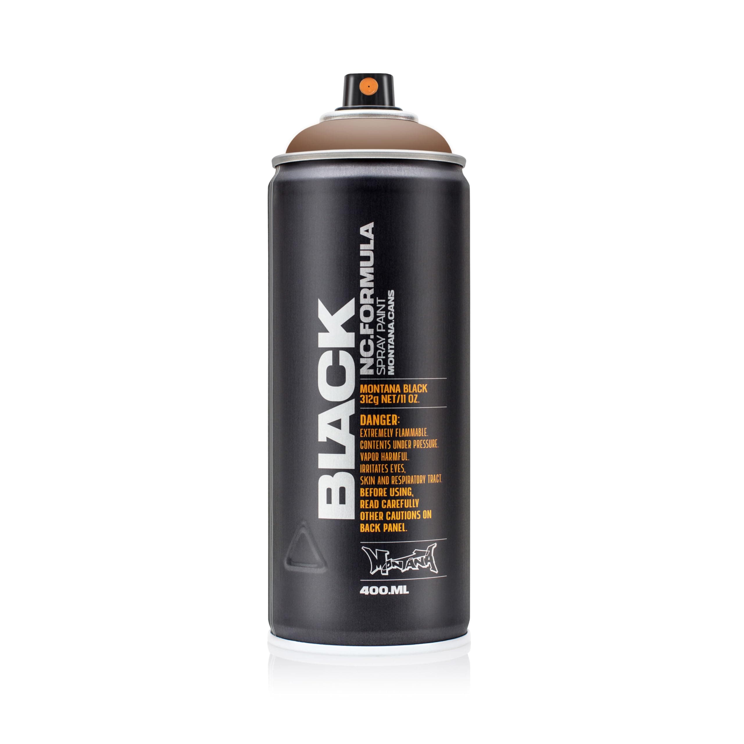 Montana Cans BLACK Spray Paint, 400ml, Chocolate