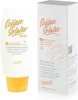 Eclipse Solaire Aqua Fusion Sunscreen SPF50 | 5X Protection with SPF 50 PA+++ | Infused with Himalayan Spring Water | Non-Greasy, For All Skin Types – 60ml
