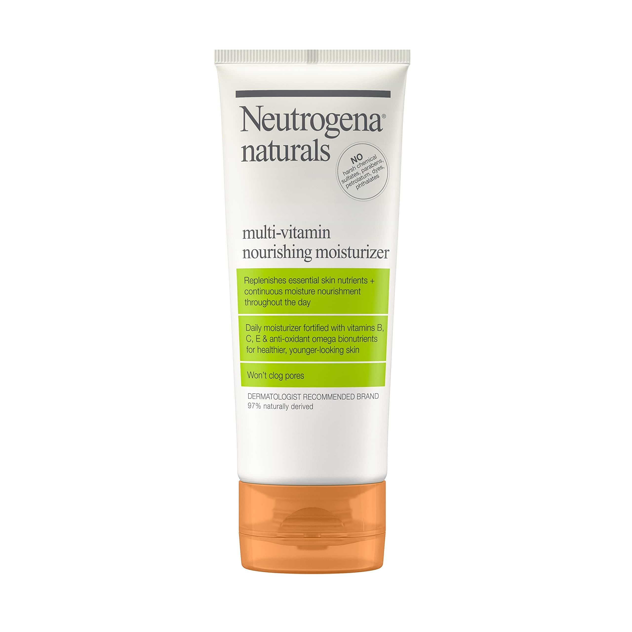 Neutrogena Naturals Multi-Vitamin Nourishing Moisturizer Cream, 3 Ounce
