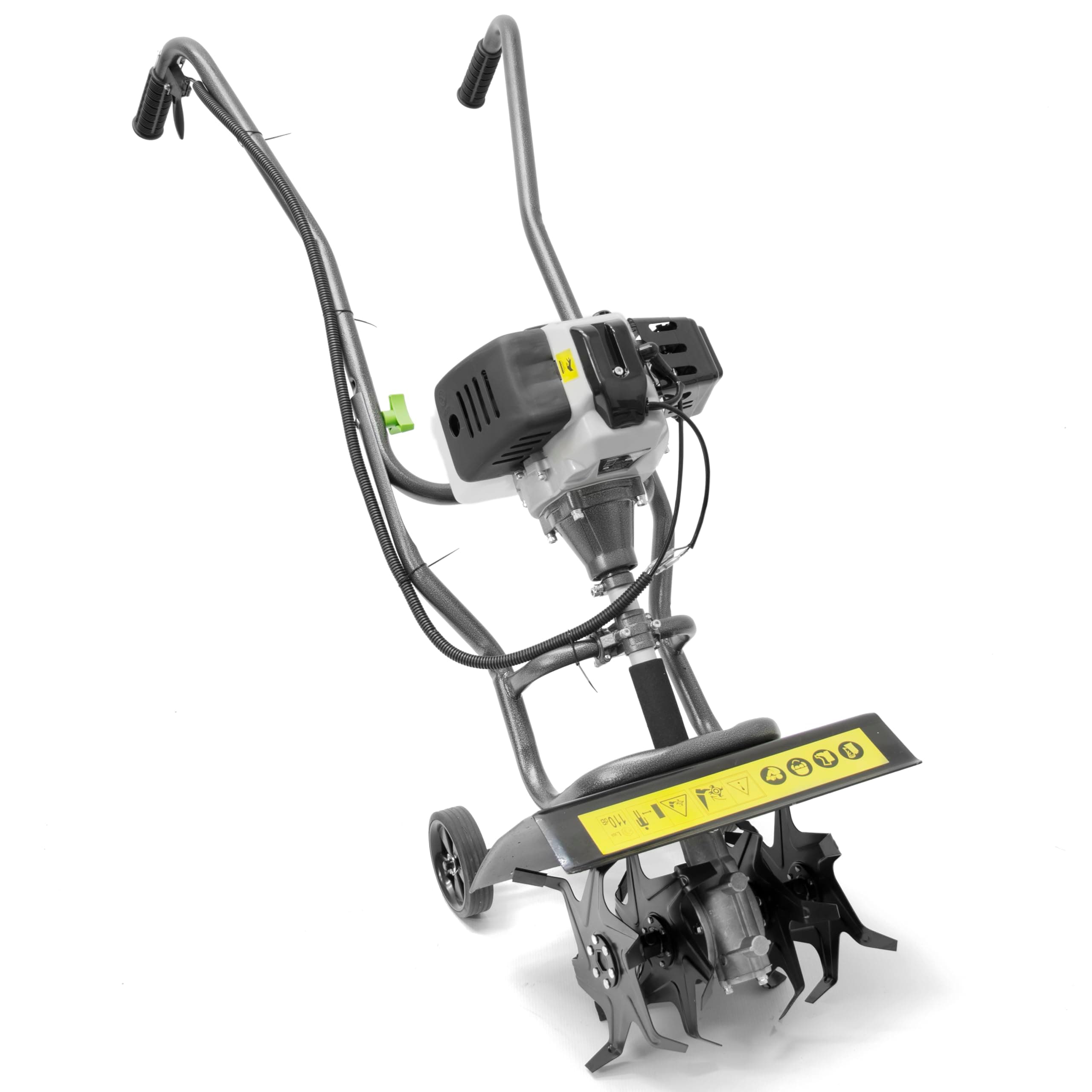 The Handy 43cc Petrol Garden Tiller, Cultivator & Rotovator with 30cm Tilling Width and 20cm Tilling Depth - 2 Year Guarantee