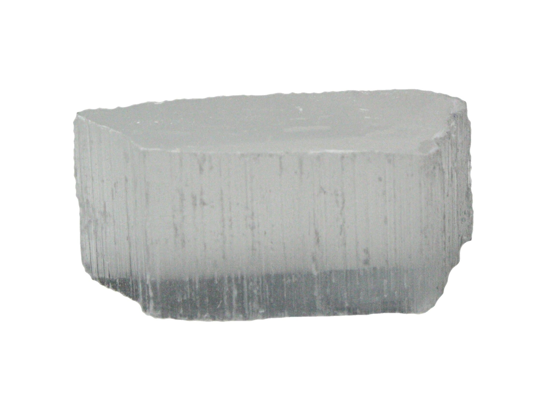 TV Stone Satin Spar Selenite Mineral Crystal Rock