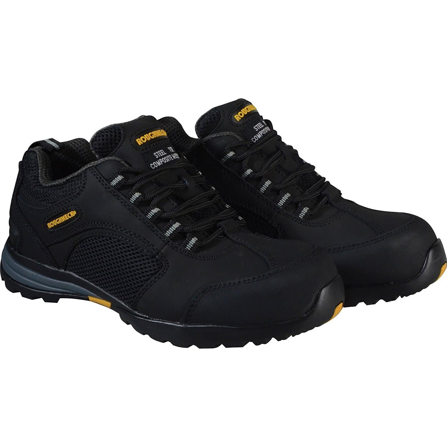 Roughneck Clothing RNKSTEALTH8 UK-8 Euro-42 Stealth Trainers Composite Midsole