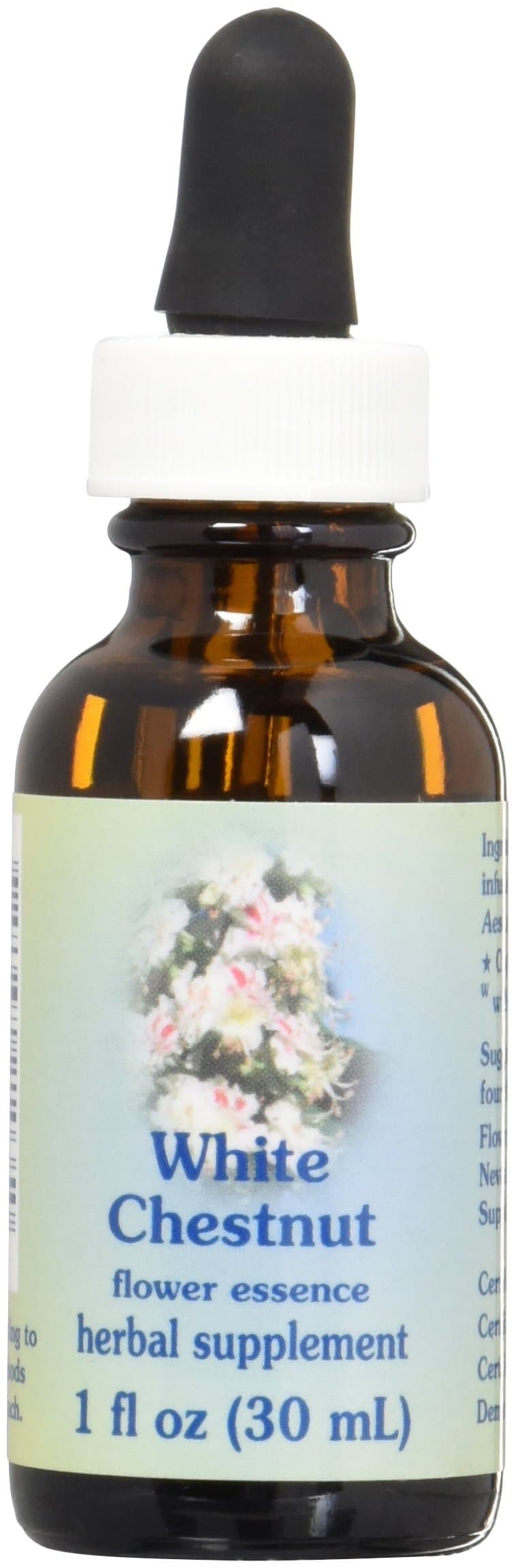 Flower Essence Services Dropper Herbal Supplements, White Chestnut, 1 Ounce