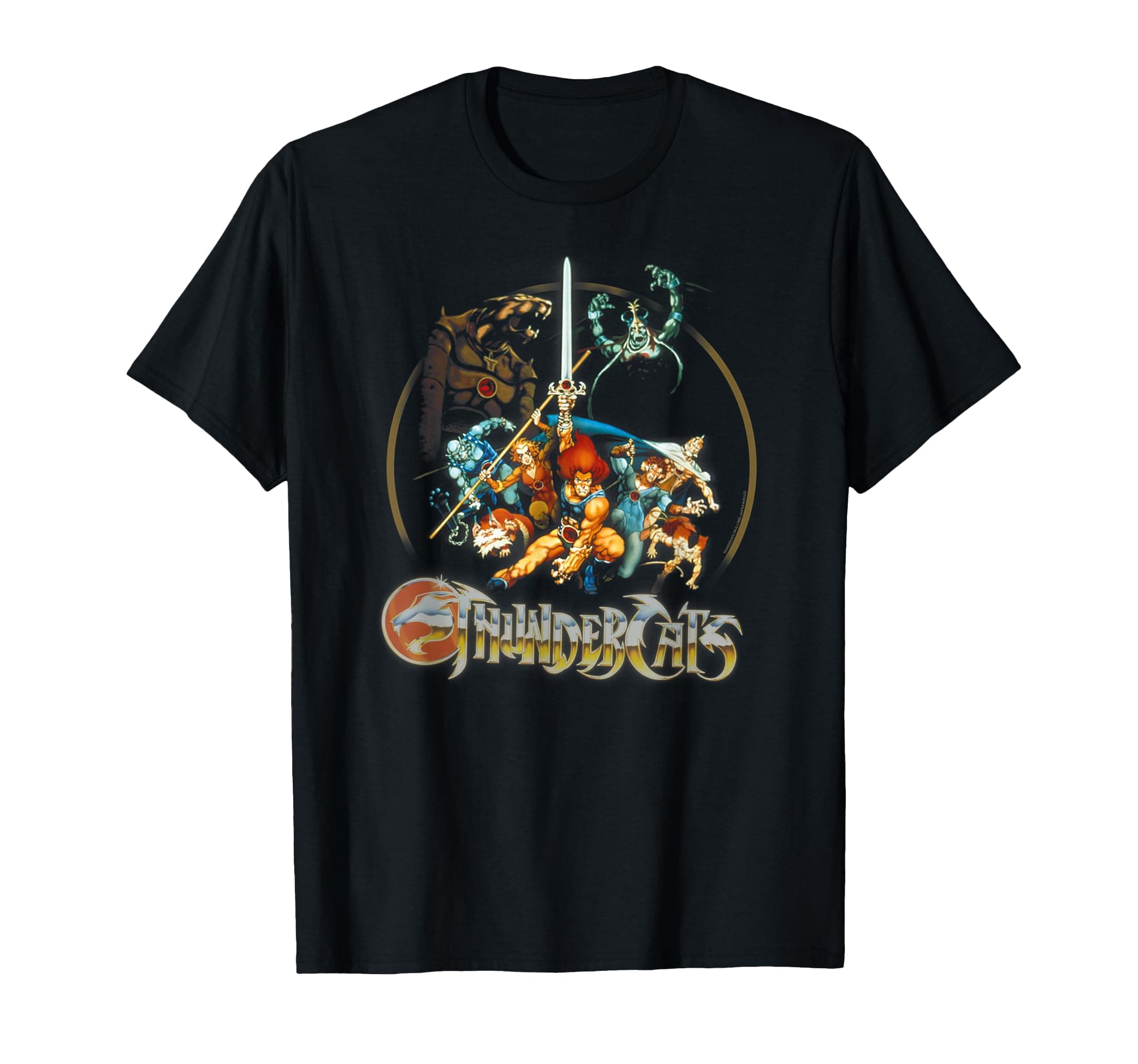 Thundercats Circle Group Shot Logo T-Shirt