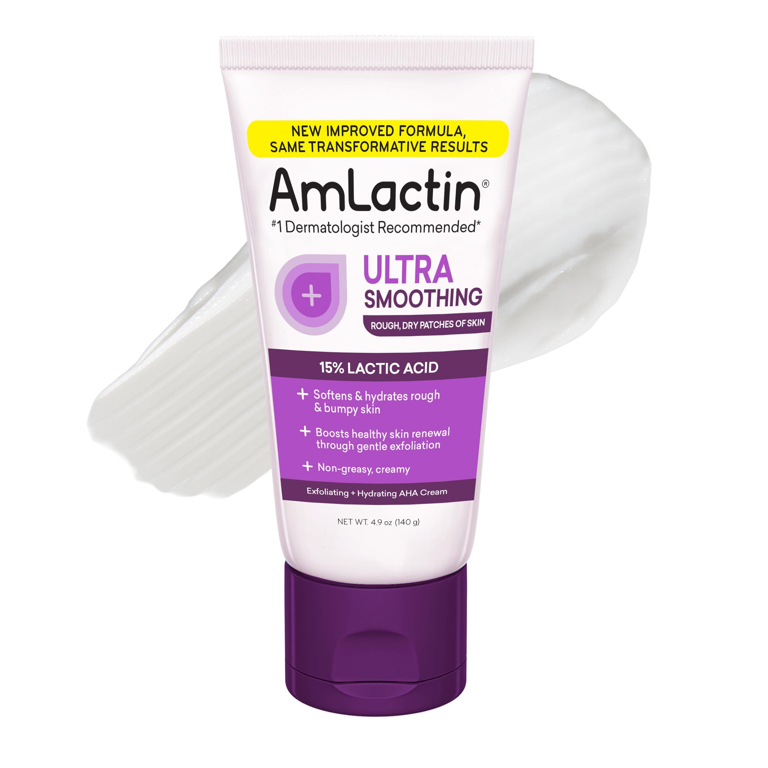 AMLACTIN Ultra Hydrating Body Cream, 4.9 oz (Pack of 6) by AmLactin