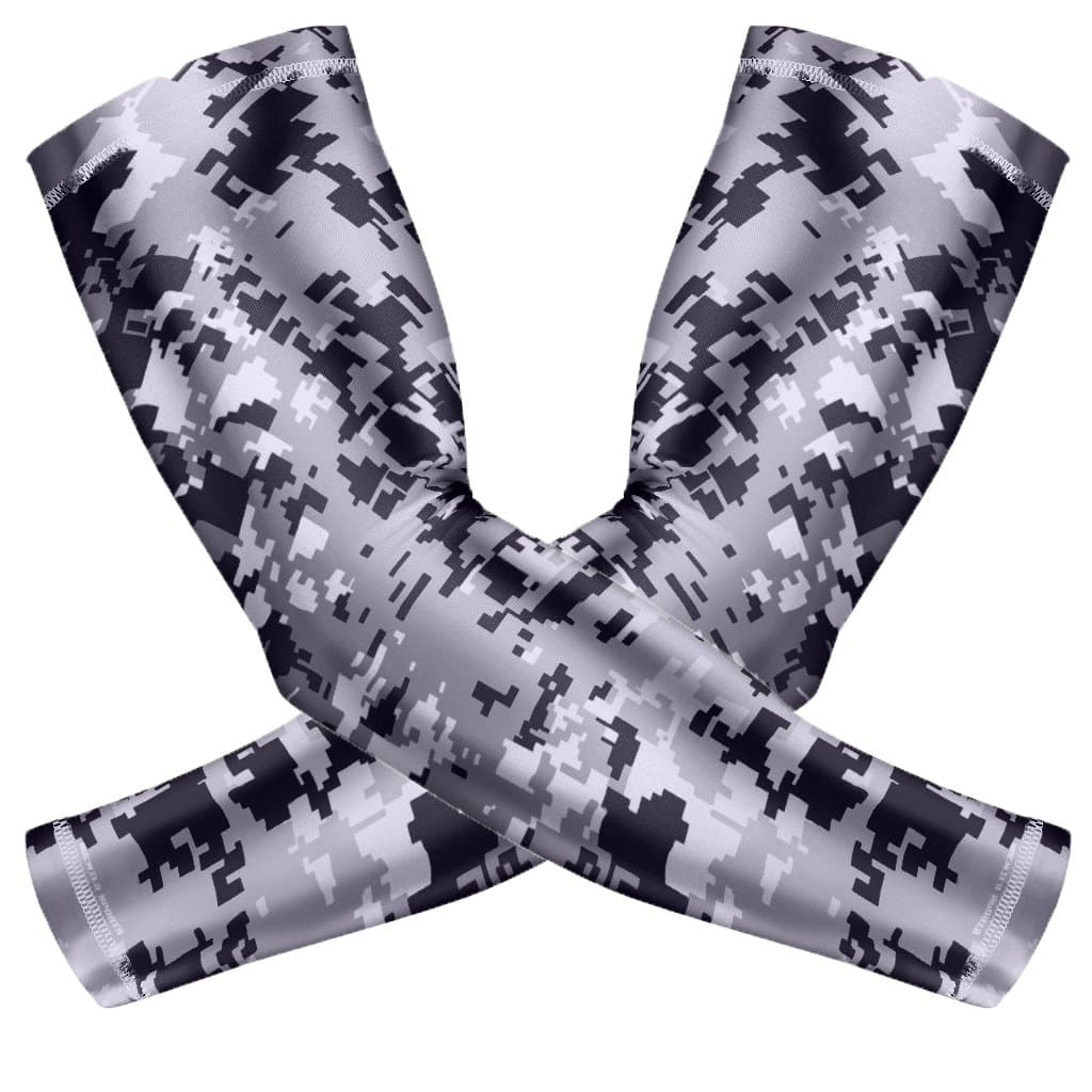 JUNAN Sports Compression Arm Sleeves 1Pair Moisture Wicking UV Protection Sleeve