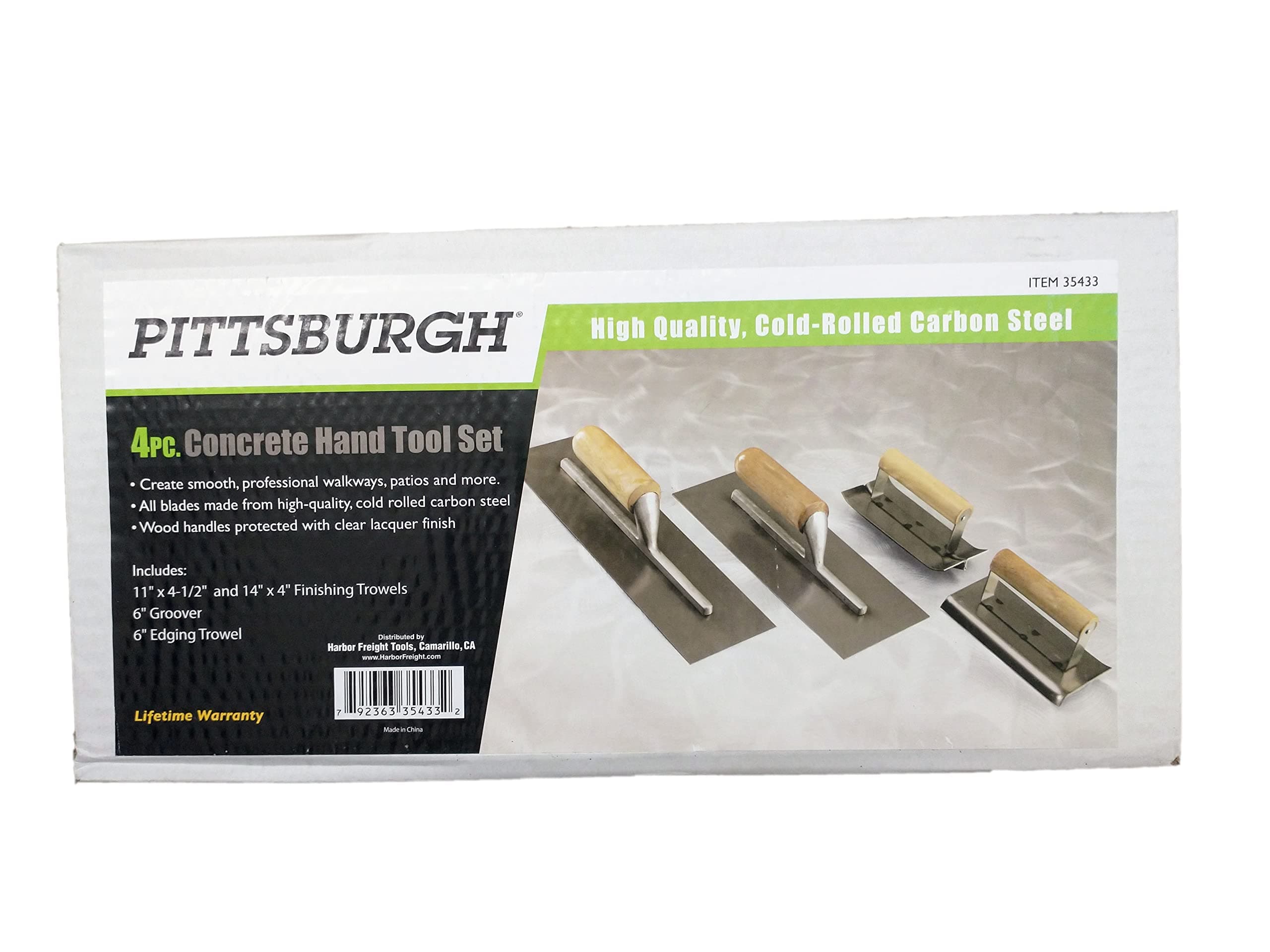 Harbor Freight Tools4 Piece Concrete Hand Tool Set