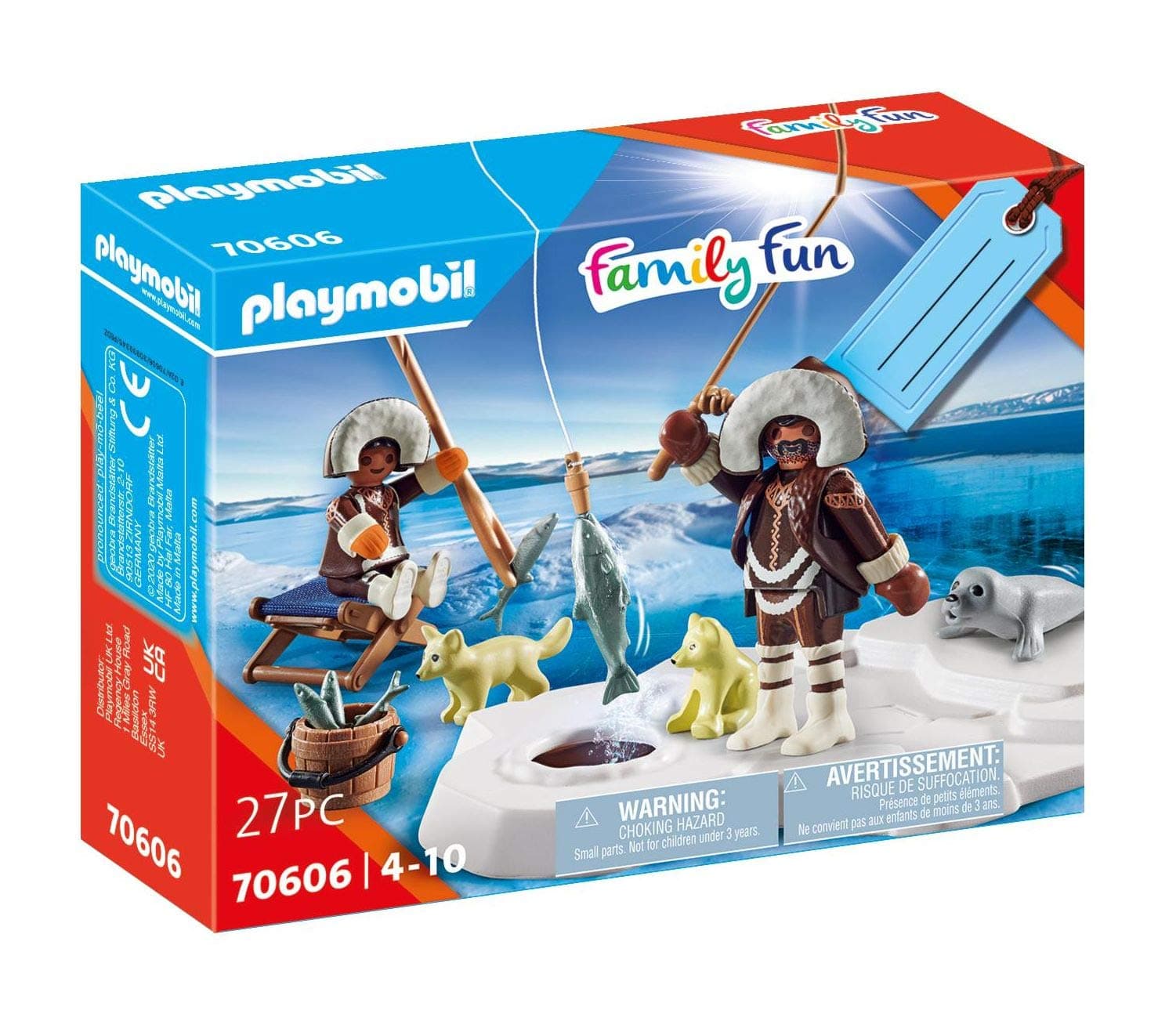 PLAYMOBIL70606 with A Figurine Family Fun Angler Gift Set