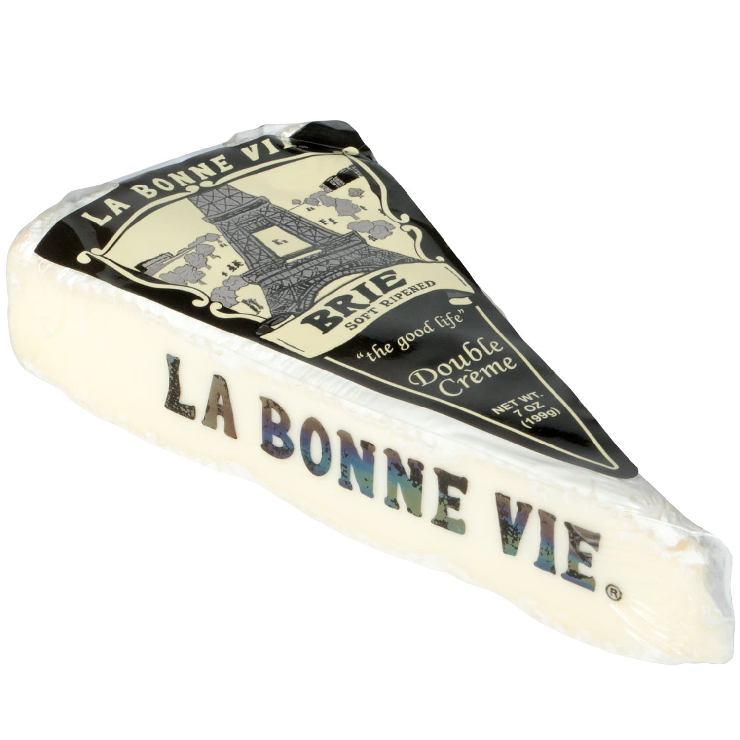 La Bonne Vie Brie Wedge Double Creme, 7 oz
