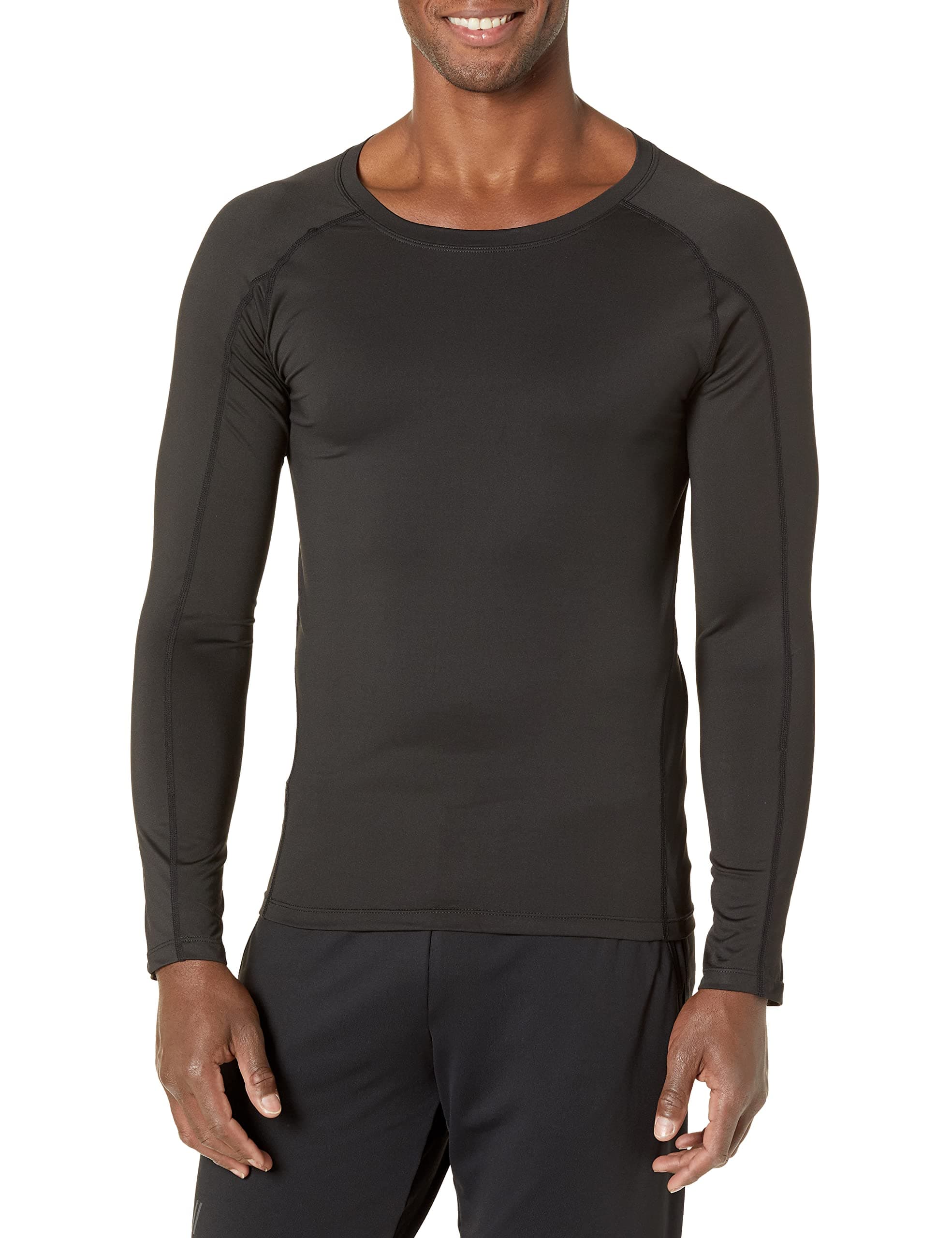 Self Pro Men's Thermal Compression Athletic Sports Ultra Soft Long Sleeve Cold Weather Winter Warm Base Layer Top