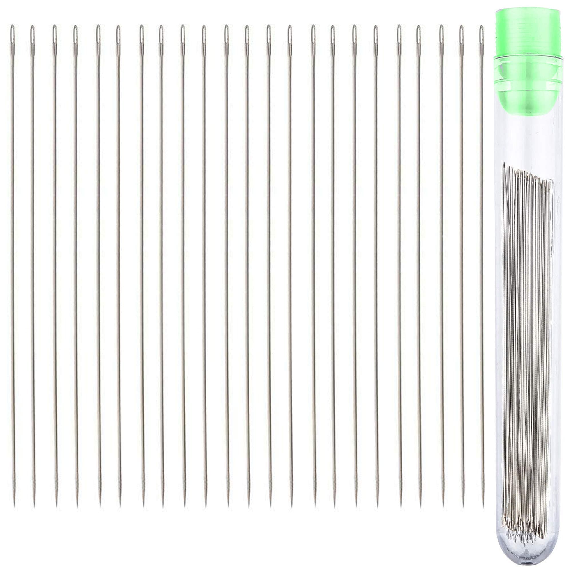 Beading Needles Size 10 (25pcs) with Needle Storage Tube ​