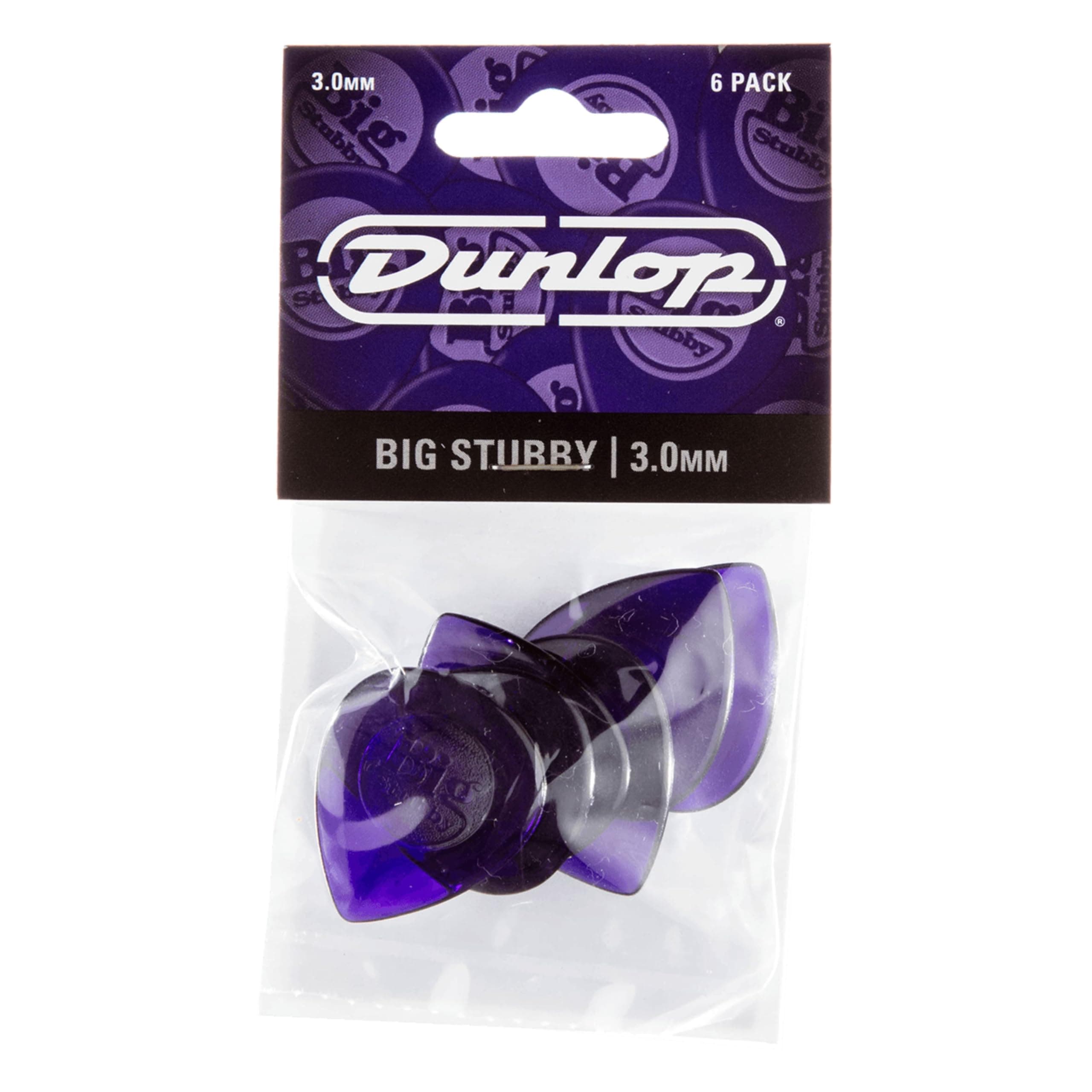 Jim Dunlop 475P3.0 Big Stubby Player Pack (Pack of 6)
