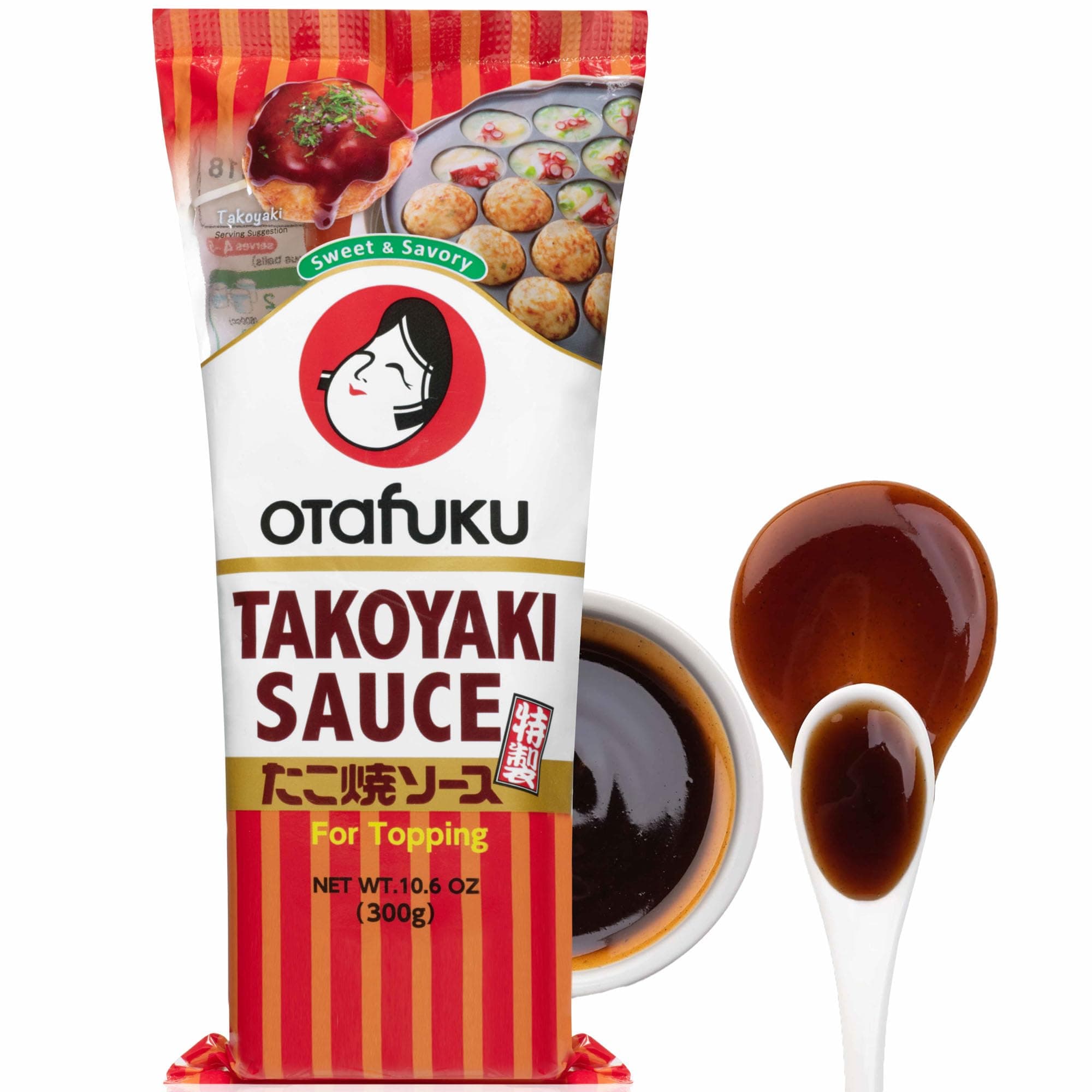 Takoyaki Sauce from Japan - Delicious Original Japanese Flavor for Takoyaki Balls (10.6 Ounces)