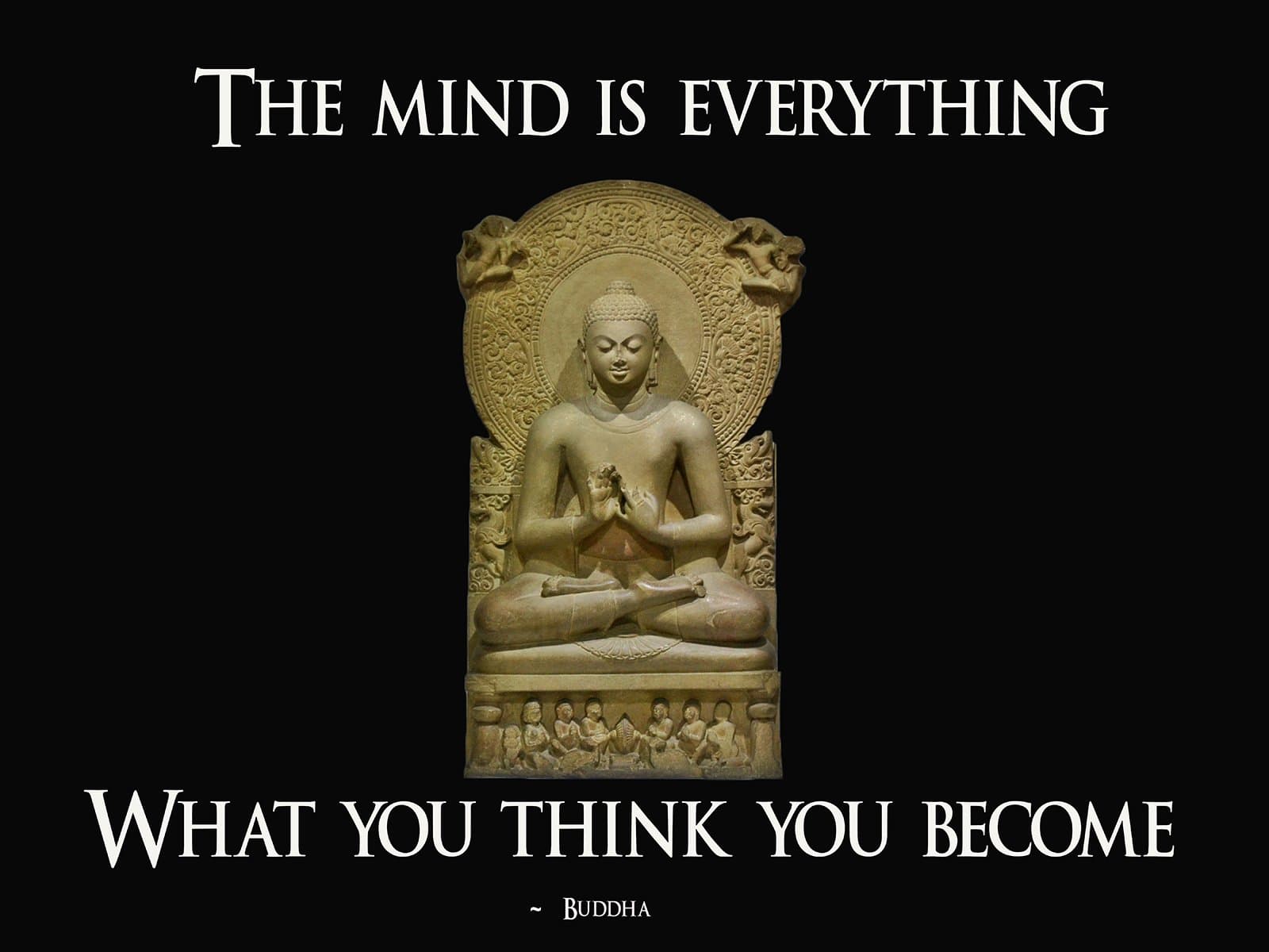 Motivational Posters Inspirational Posters Buddha Poster 18X24 (MOTIVATE43)