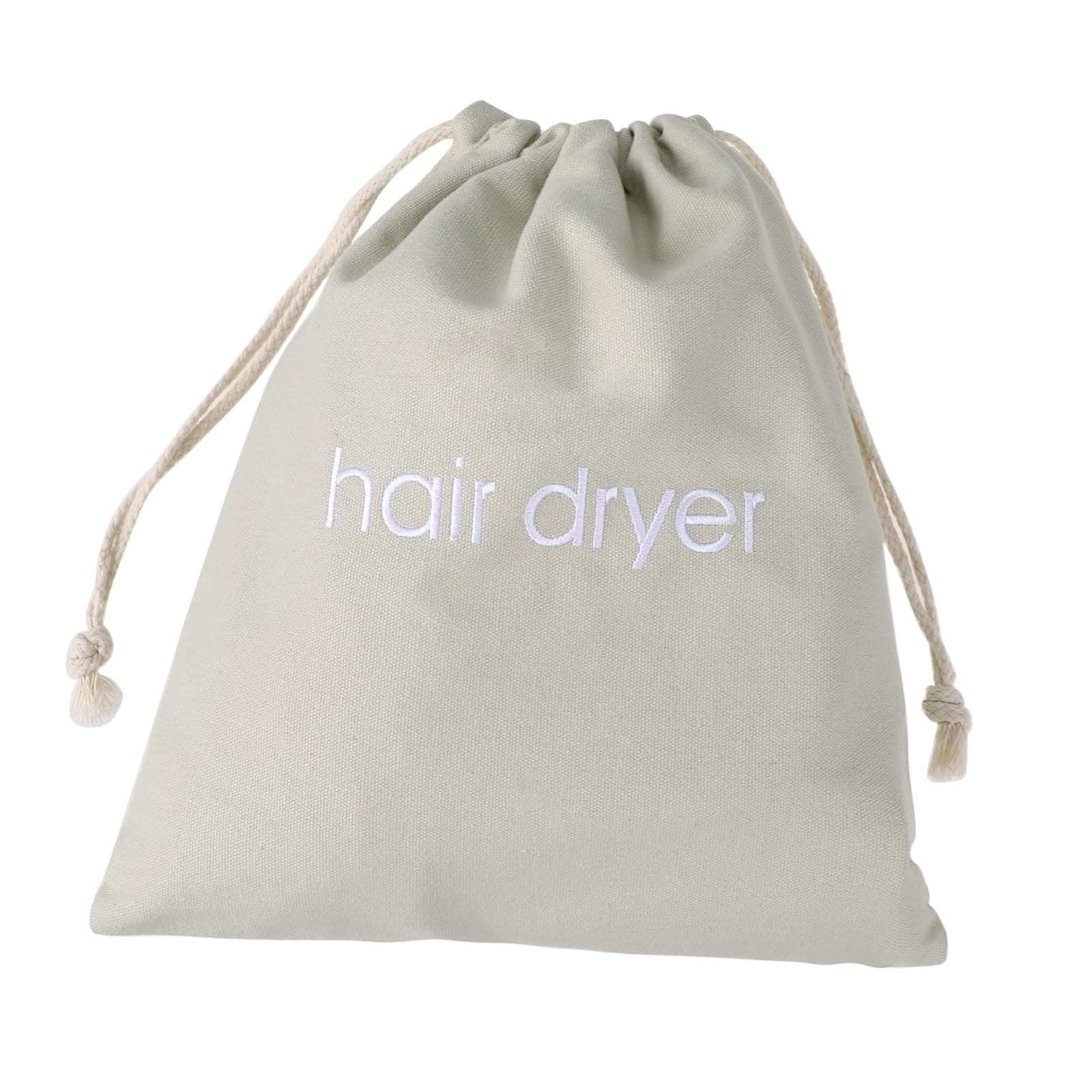Mozeat Lens Hair Dryer Bags Drawstring Bag Container Hairdryer Bag Travel Bag for Hair Tools, Traveling, Guest Rooms, Bathroom and Hotels (Grey)