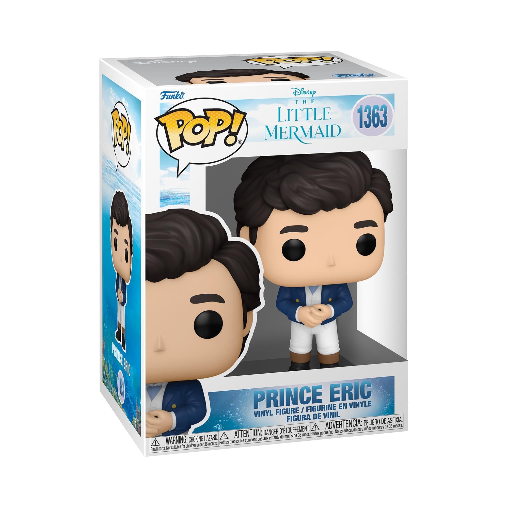 Pop! Disney: the Little Mermaid - Prince Eric - Collectable Vinyl Figure - Gift Idea - Official Merchandise - Toys for Kids & Adults - Movies Fans - Model Figure for Collectors and Display